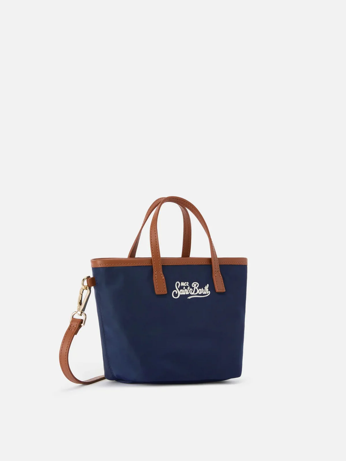 MC2 SAINT BARTH Borsa Donna  CITY BAG MINI NYLON 01823L BLU - Image 3
