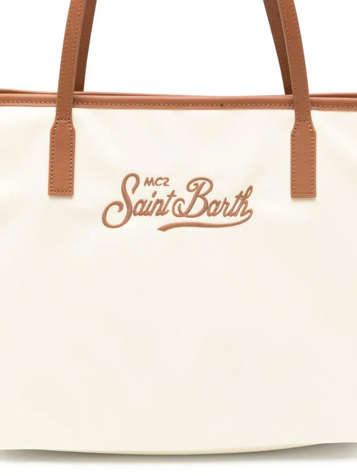 MC2 SAINT BARTH Borsa Donna  CITY BAG NYLON 01818L Bianco - Image 5