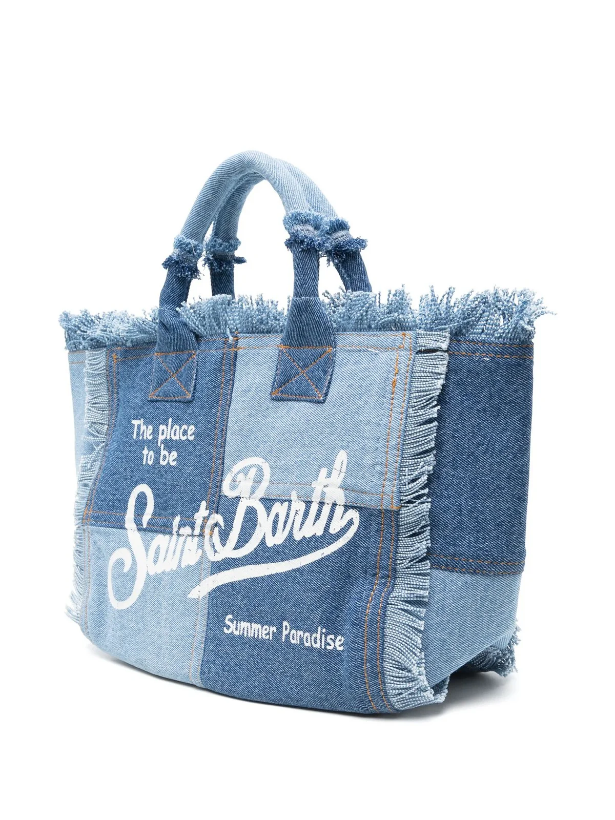 MC2 SAINT BARTH Borsa Donna COLETTE 00402L DENIM PATCHWORK - Image 3