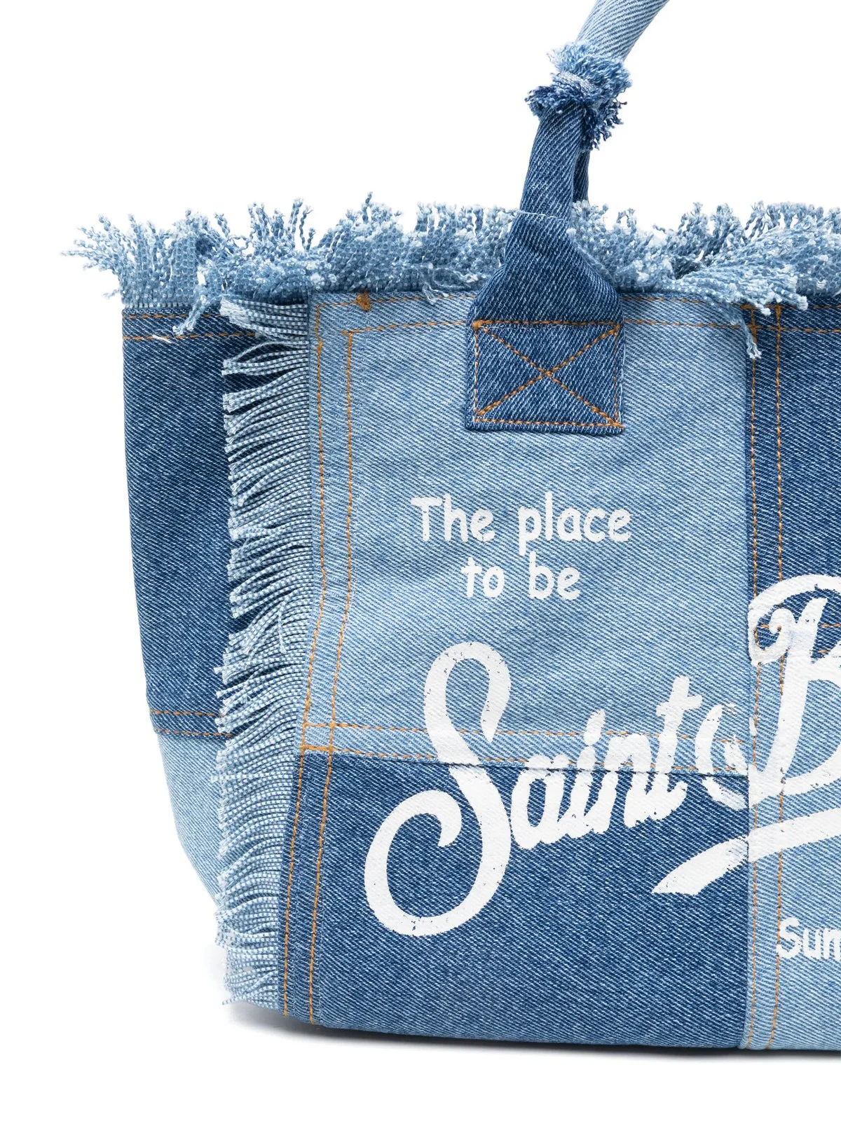 MC2 SAINT BARTH Borsa Donna COLETTE 00402L DENIM PATCHWORK - Image 4