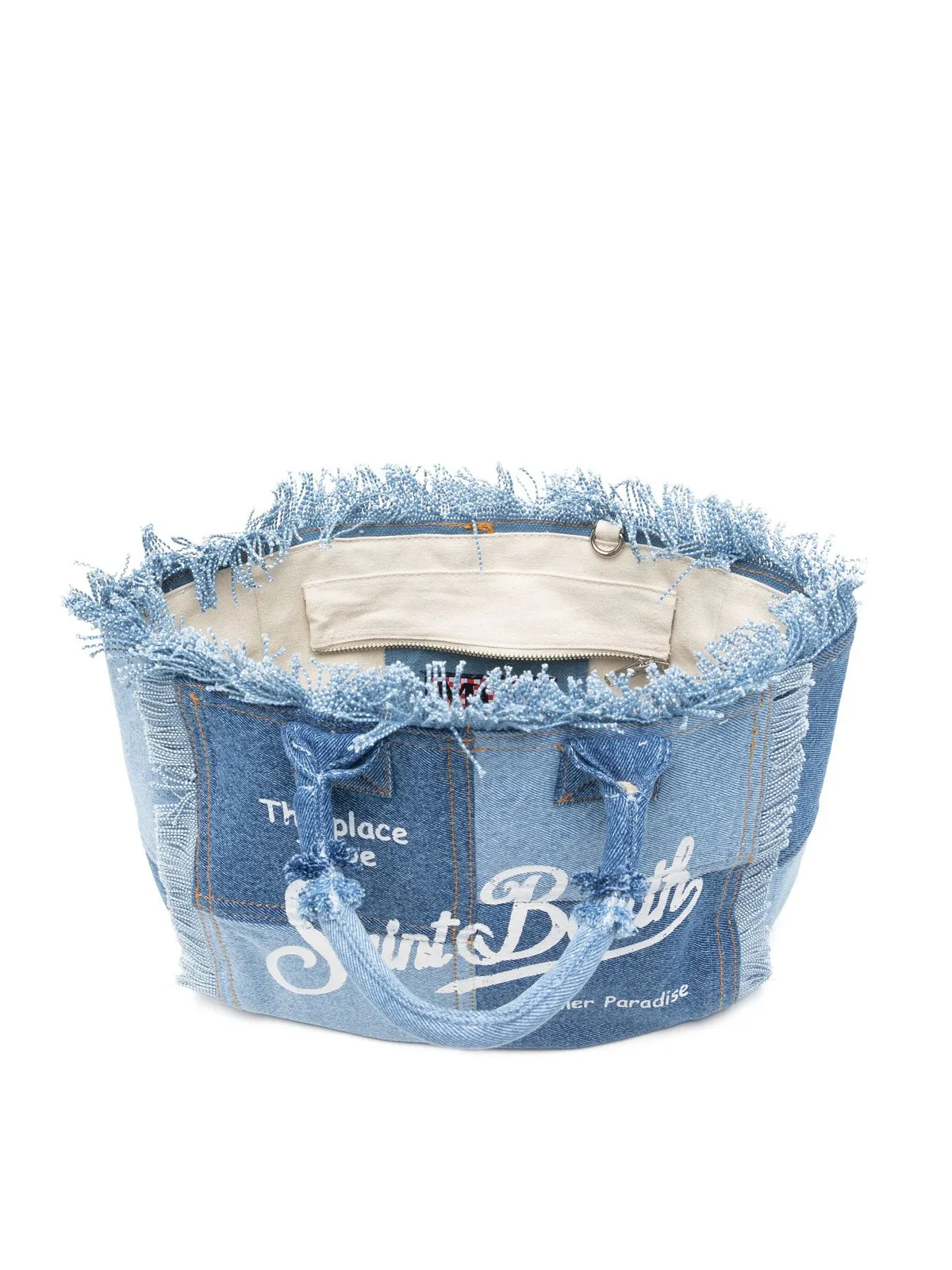 MC2 SAINT BARTH Borsa Donna COLETTE 00402L DENIM PATCHWORK - Image 5