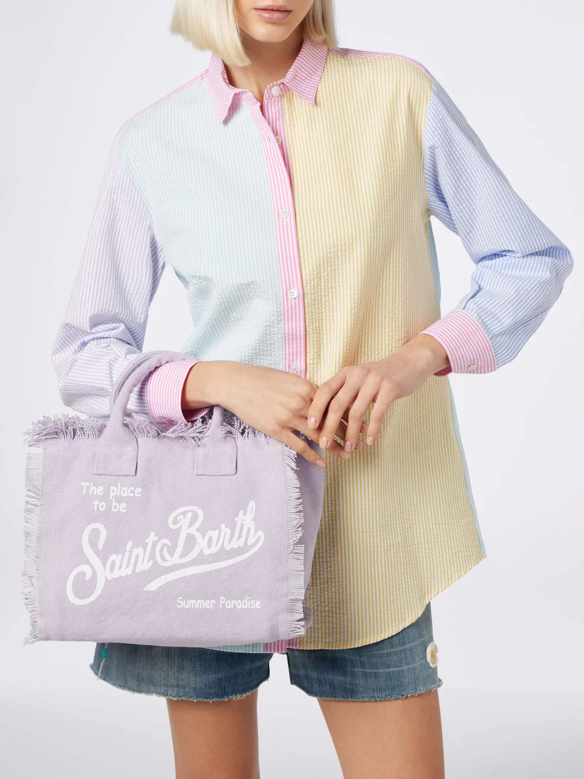 MC2 SAINT BARTH Borsa Donna COLETTE 01020F Viola - Image 5