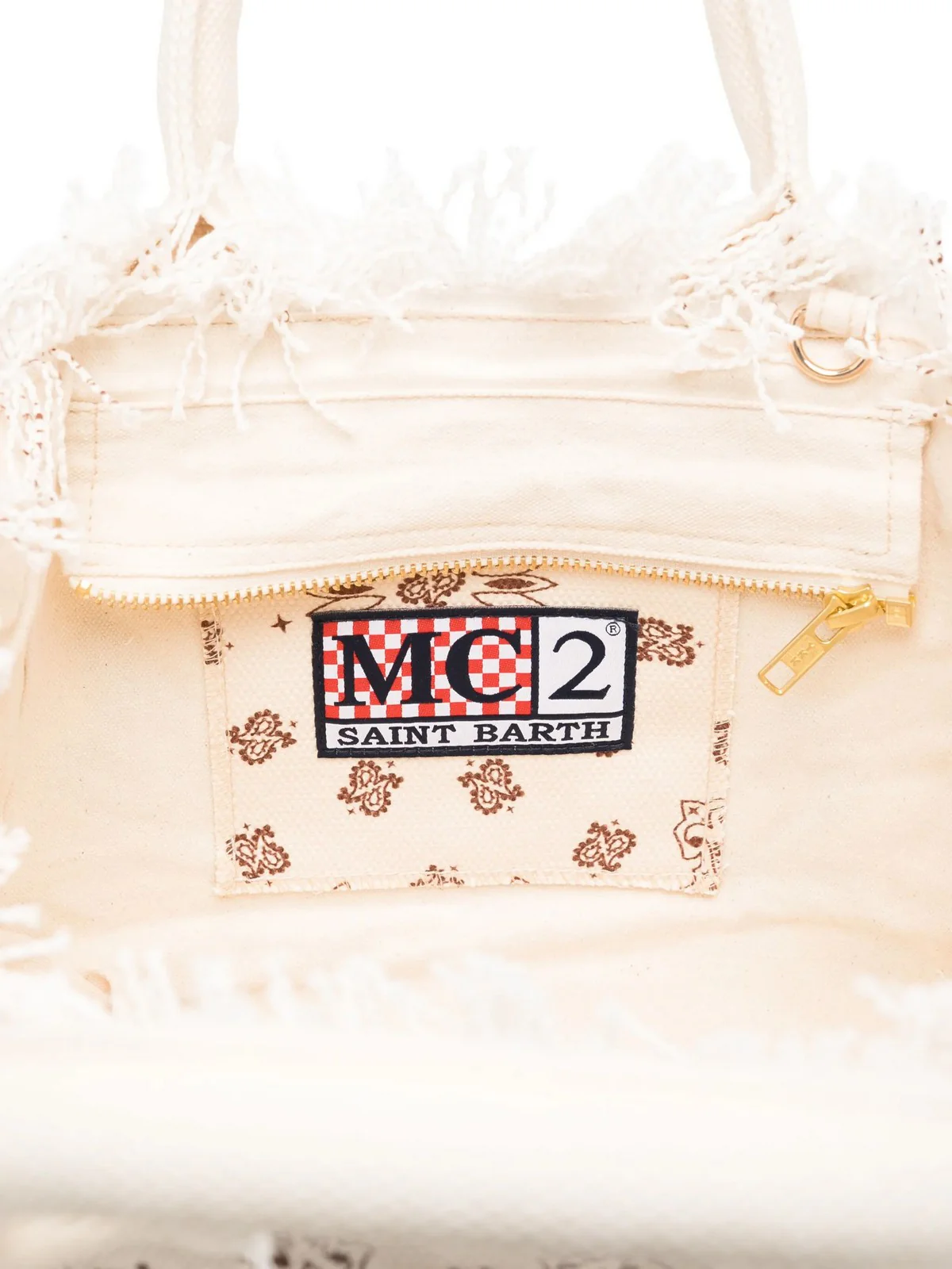 MC2 SAINT BARTH Borsa Donna COLETTE 01544H BANDANNA ROUND 10 EMB - Image 4