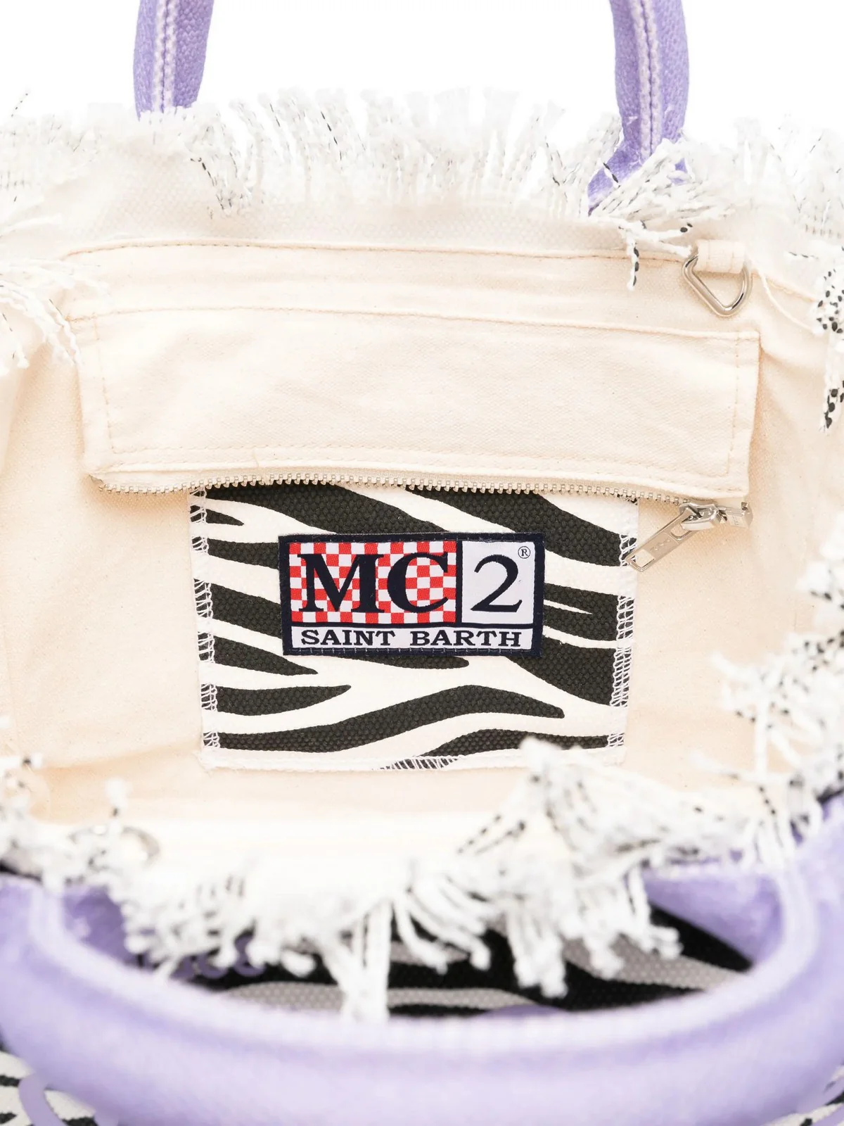 MC2 SAINT BARTH Borsa Donna  COLETTE 01546H ZEBRA COLOR 0124 - Image 4