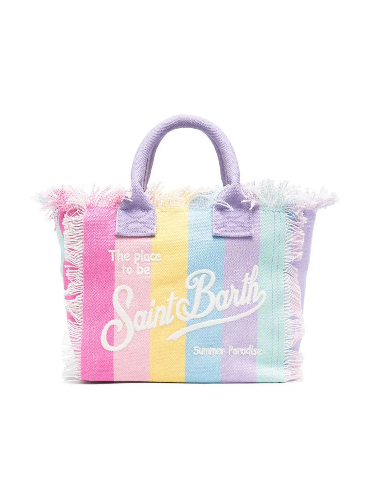 MC2 SAINT BARTH Borsa Donna  COLETTE 03282H STRIPES POP V MULTIC EMB - Image 3