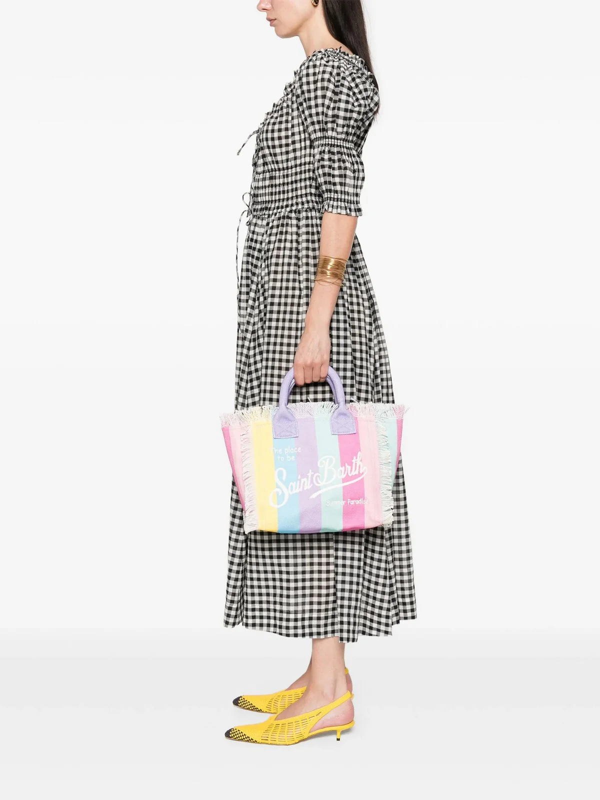 MC2 SAINT BARTH Borsa Donna  COLETTE 03282H STRIPES POP V MULTIC EMB - Image 5
