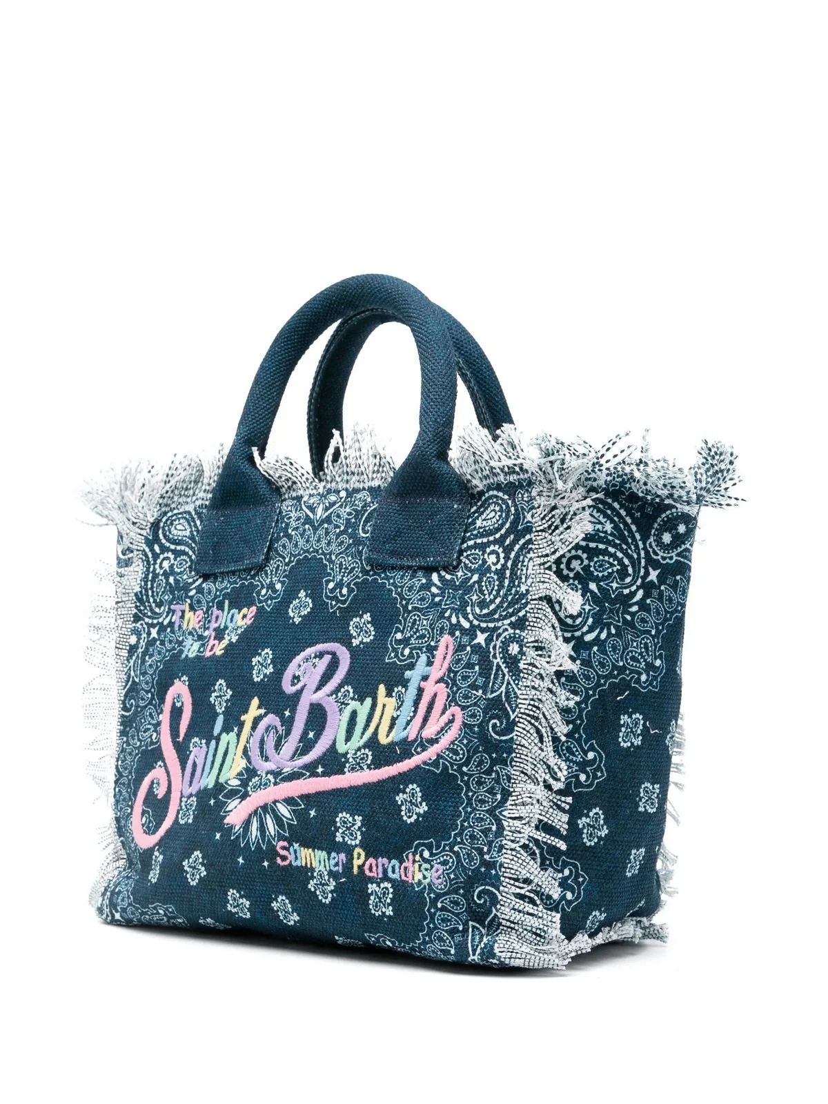 MC2 SAINT BARTH Borsa Donna  COLETTE 04119H BANDANNA ROUND PASTEL DEN EMB - Image 2