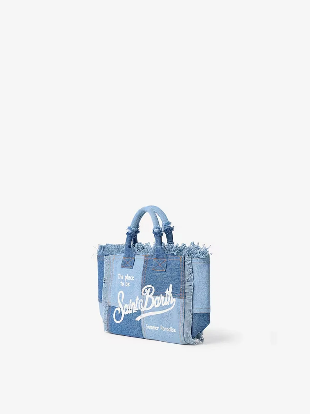 MC2 SAINT BARTH Borsa Donna COLETTE 04132H DENIM PATCHWORK - Image 2