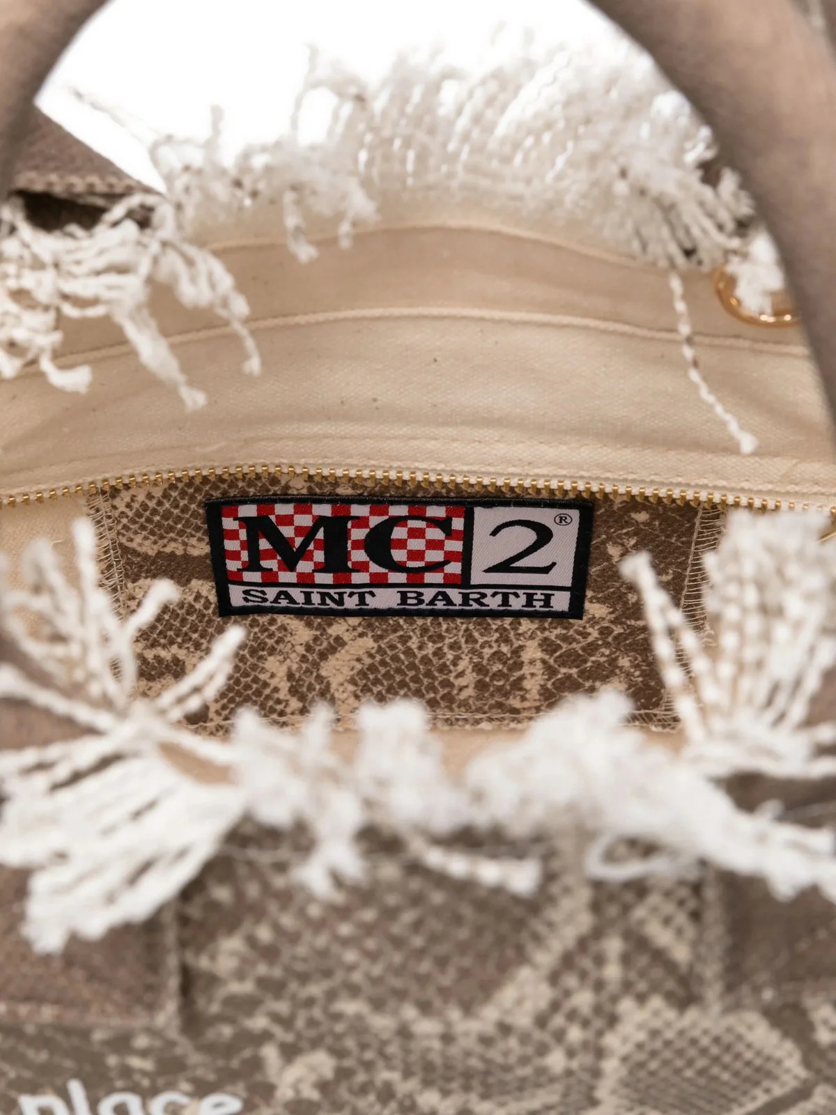 MC2 SAINT BARTH Borsa Donna  COLETTE 06420H SNAKE SKIN 11 - Image 3