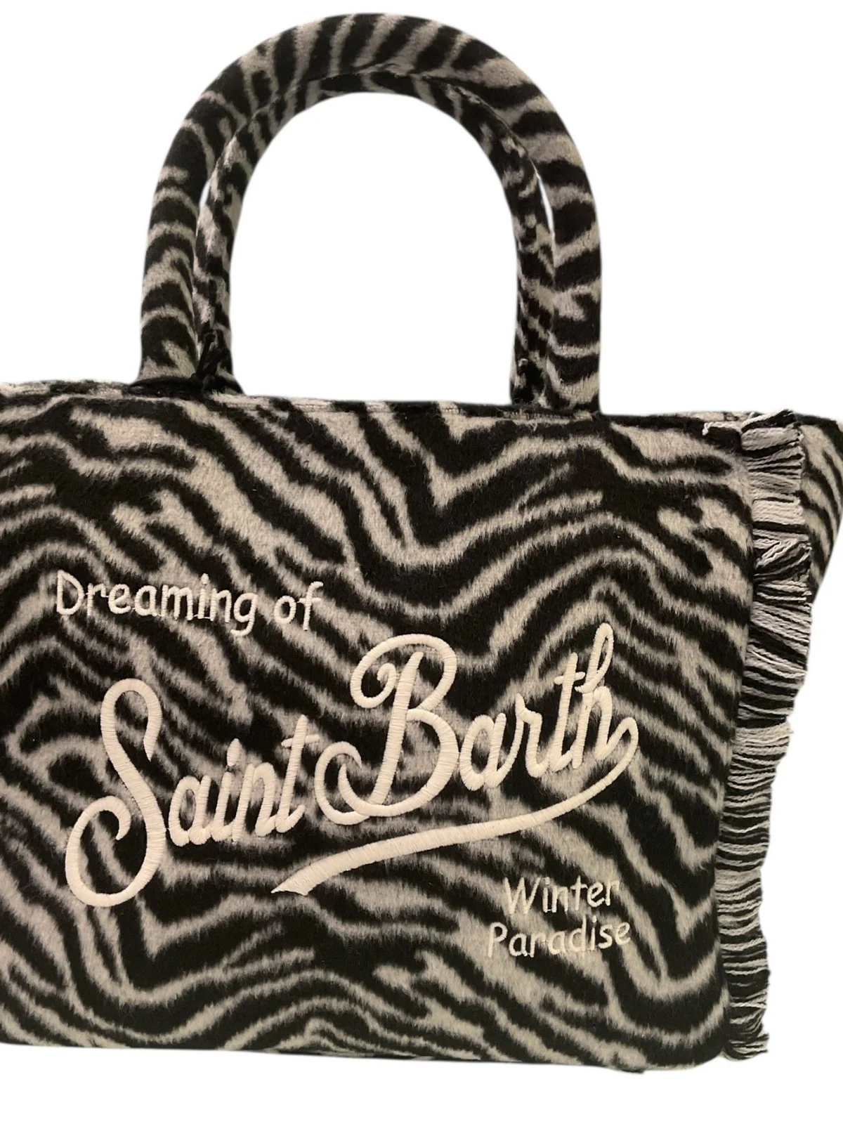 MC2 SAINT BARTH Borsa Donna  COLETTE FELT 00269I ZEBRA 00 EMB - Image 2