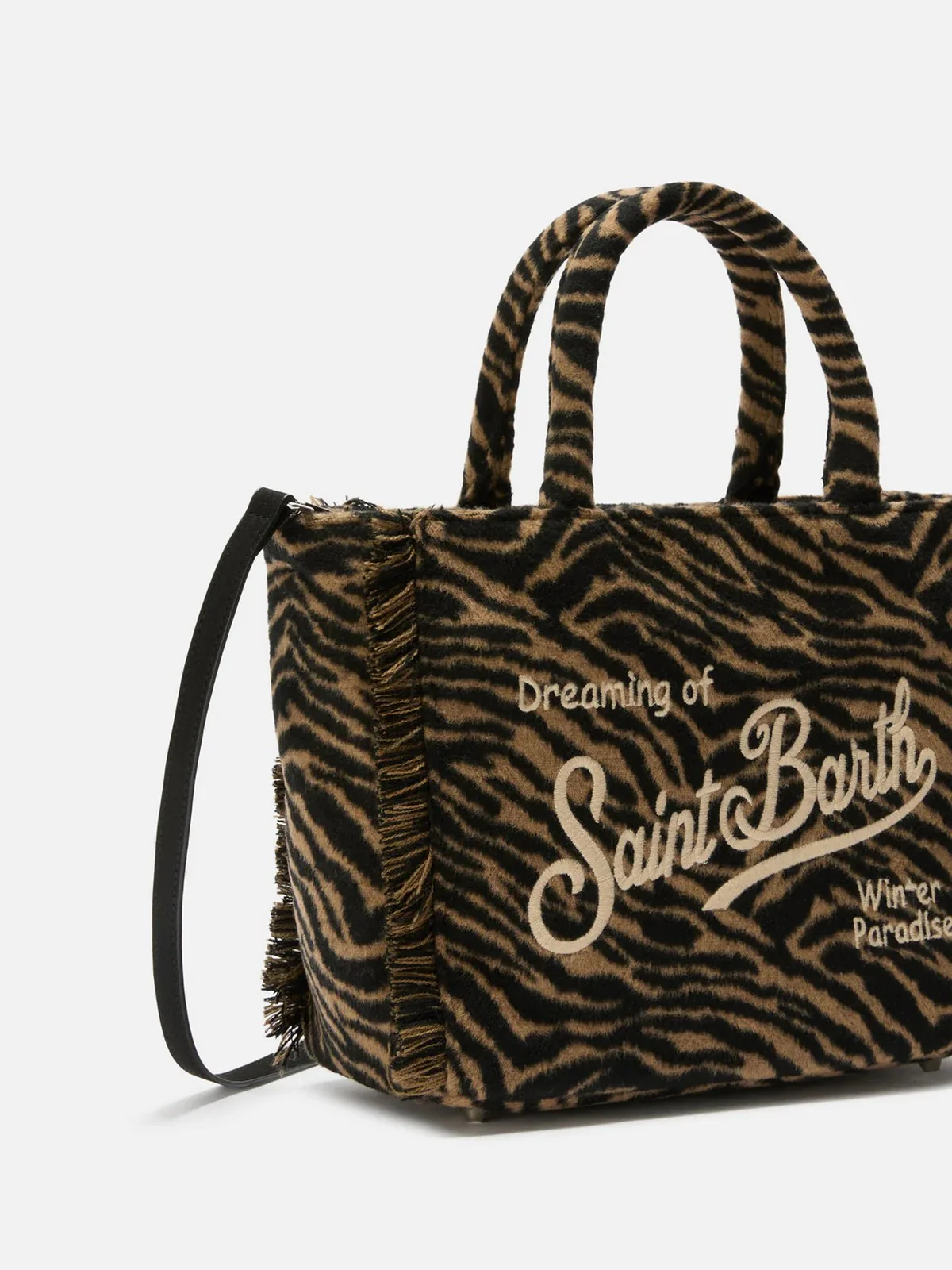MC2 SAINT BARTH Borsa Donna  COLETTE FELT 01322I ZEBRA 18 EMB - Image 3