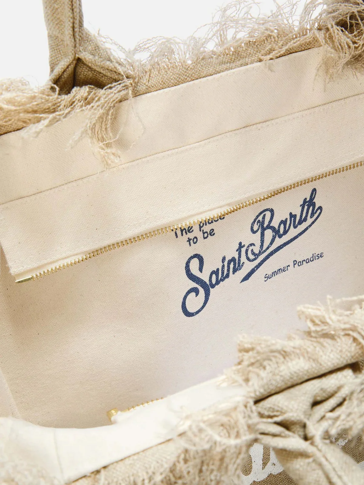 MC2 SAINT BARTH Borsa Donna COLETTE LINEN 01139L LINEN 11 BEIGE - Image 4