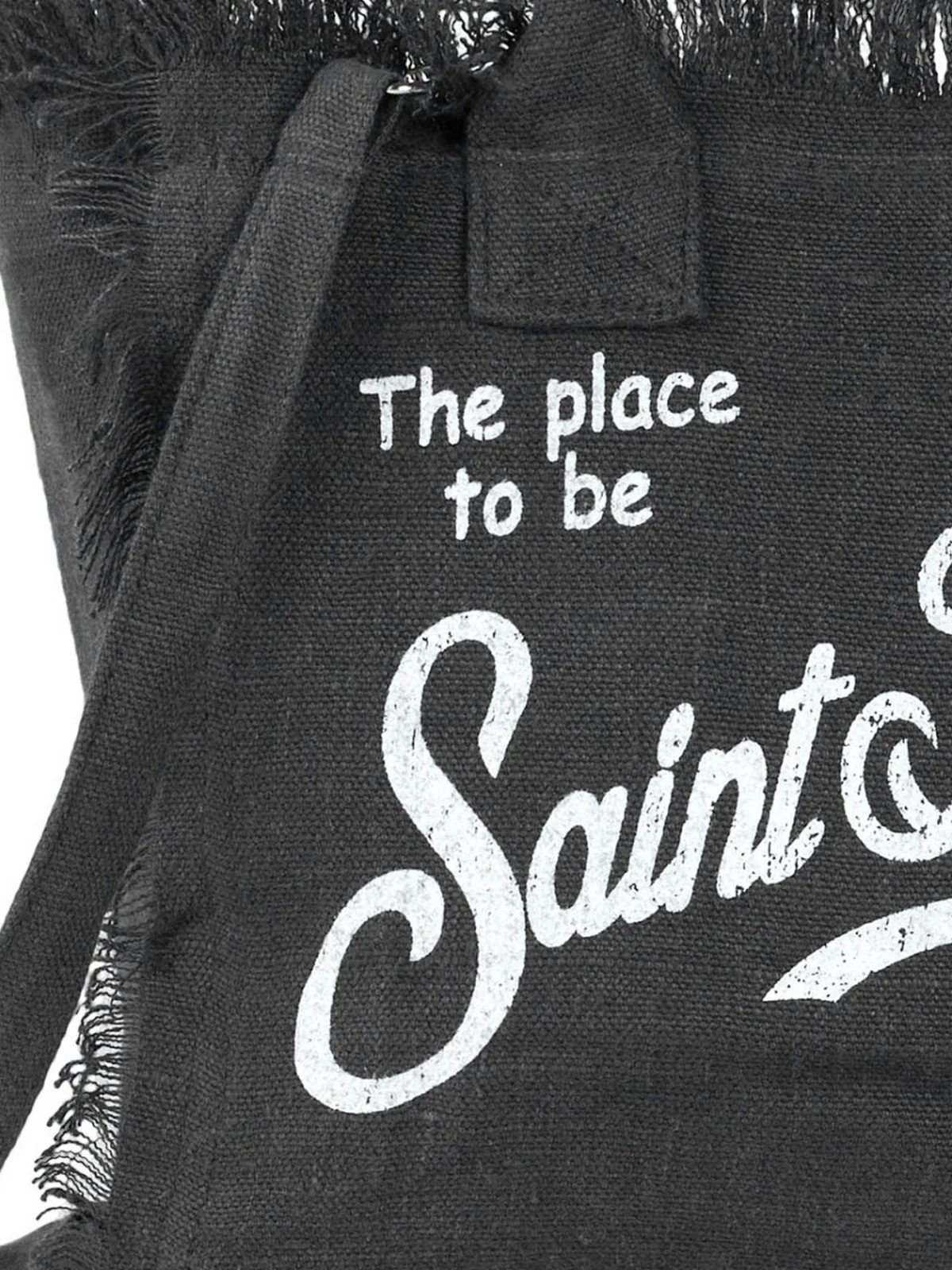 MC2 SAINT BARTH Borsa Donna  COLETTE LINEN 02489H LINEN 00 BLACK - Image 2