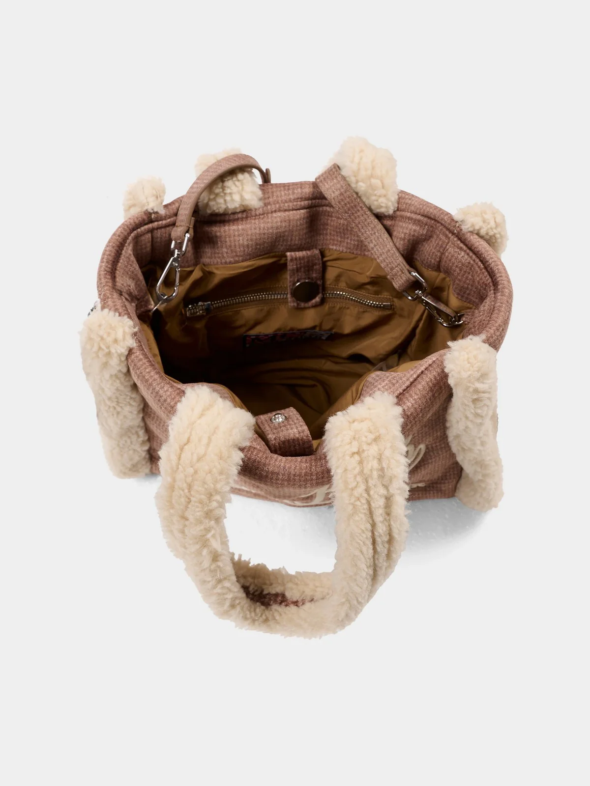 MC2 SAINT BARTH Borsa Donna  COLETTE SHEARLING 00285I PIED DE POULE 19 EMB - Image 5