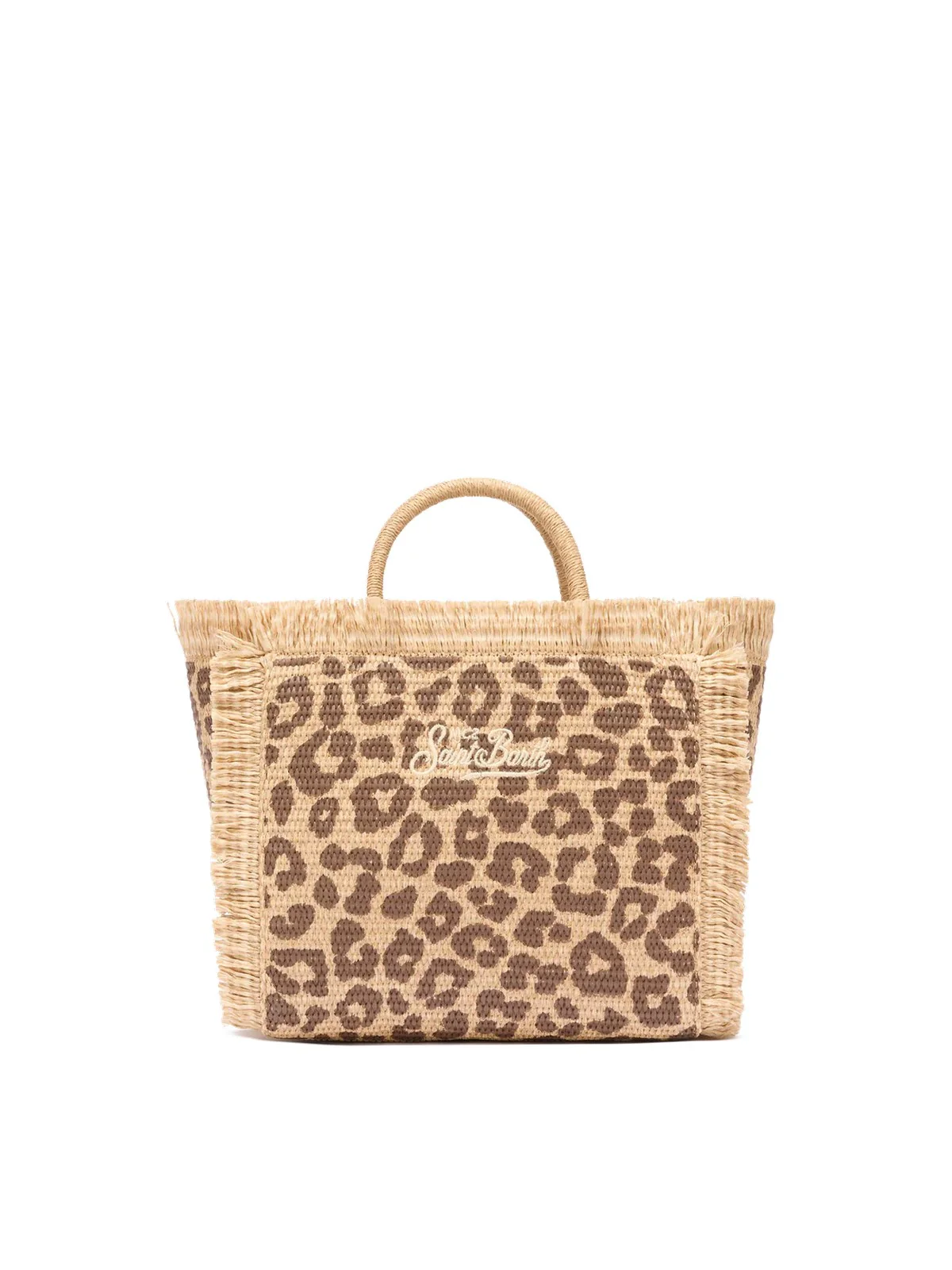MC2 SAINT BARTH Borsa Donna COLETTE STRAW N 00176H LEOPARD 18 EMB - Image 2