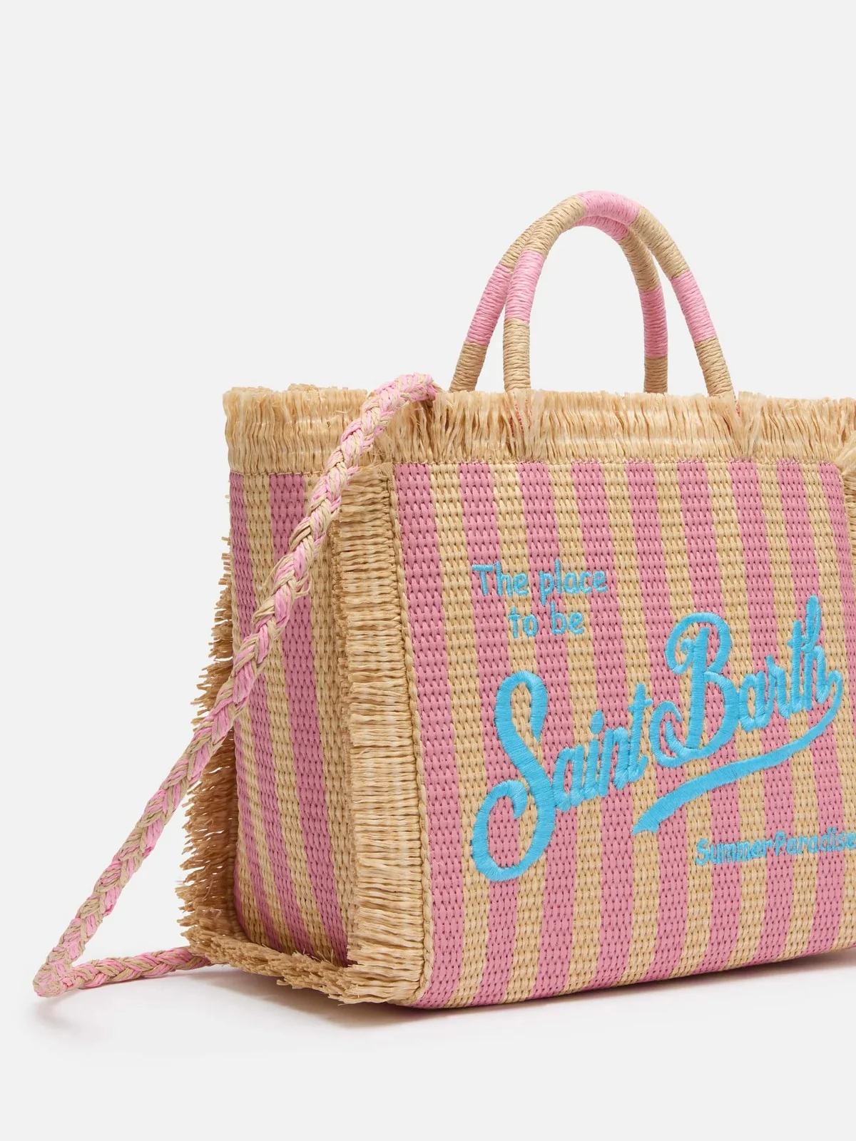 MC2 SAINT BARTH Borsa Donna  COLETTE STRAW N 00188H Rosa - Image 2