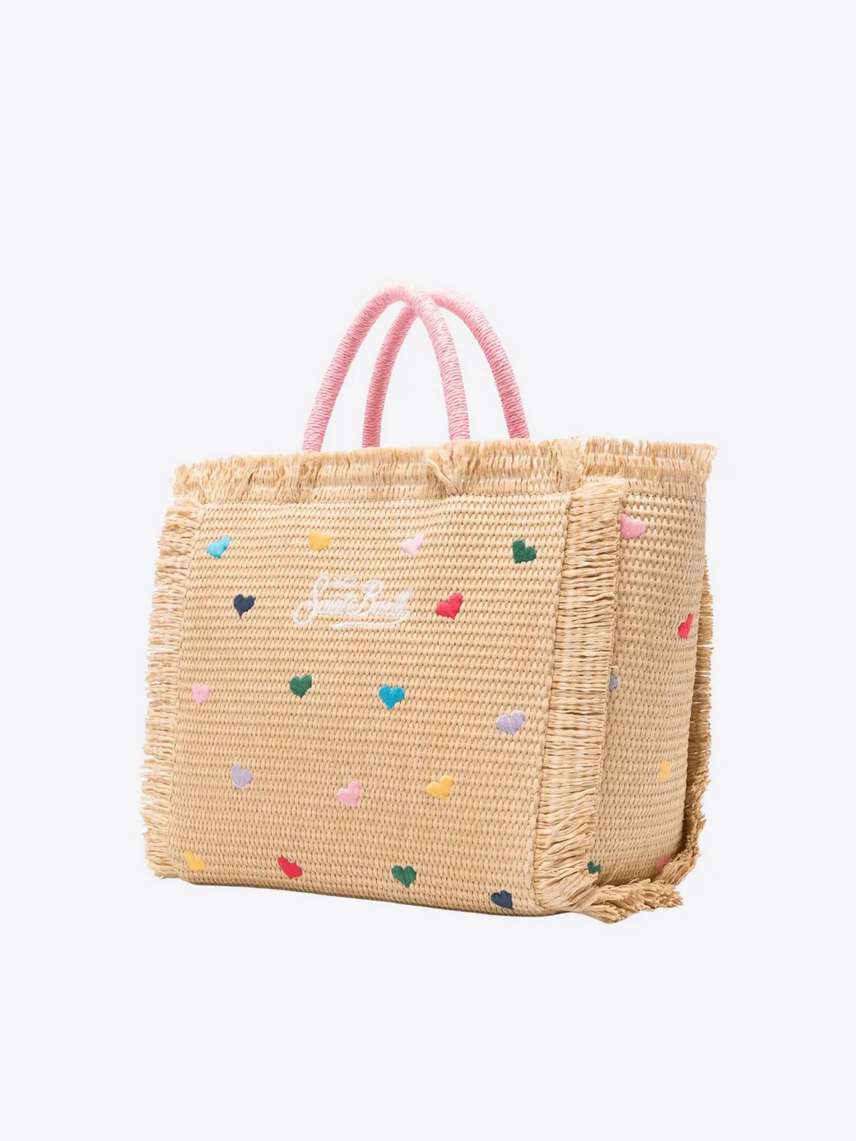 MC2 SAINT BARTH Borsa Donna  COLETTE STRAW N 00344L MINI HEARTS COL EMB - Image 2