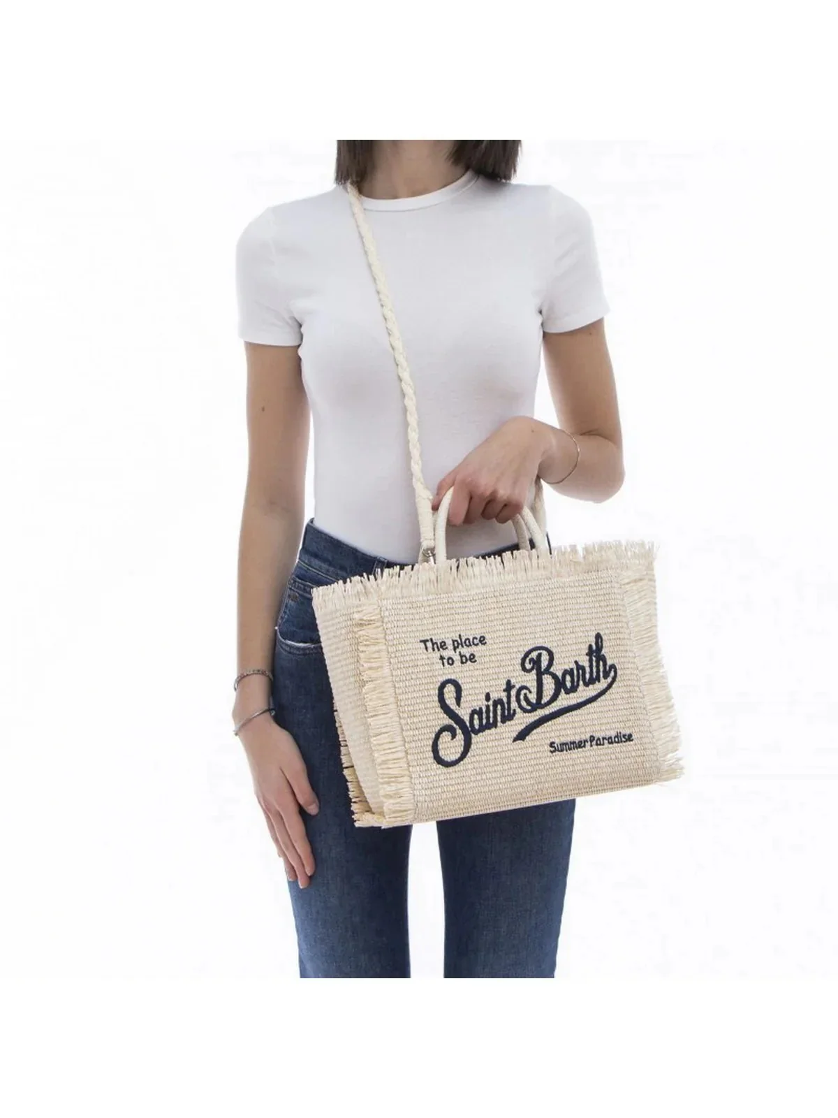 MC2 SAINT BARTH Borsa Donna  COLETTE STRAW N 00895L BEIGE - Image 2