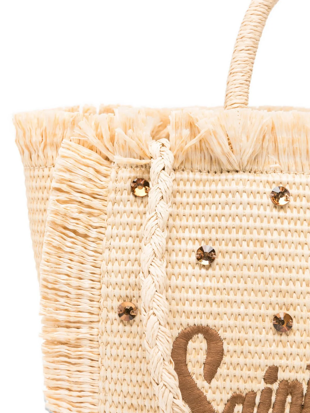 MC2 SAINT BARTH Borsa Donna  COLETTE STRAW N 02747L STRASS 18 EMB - Image 4