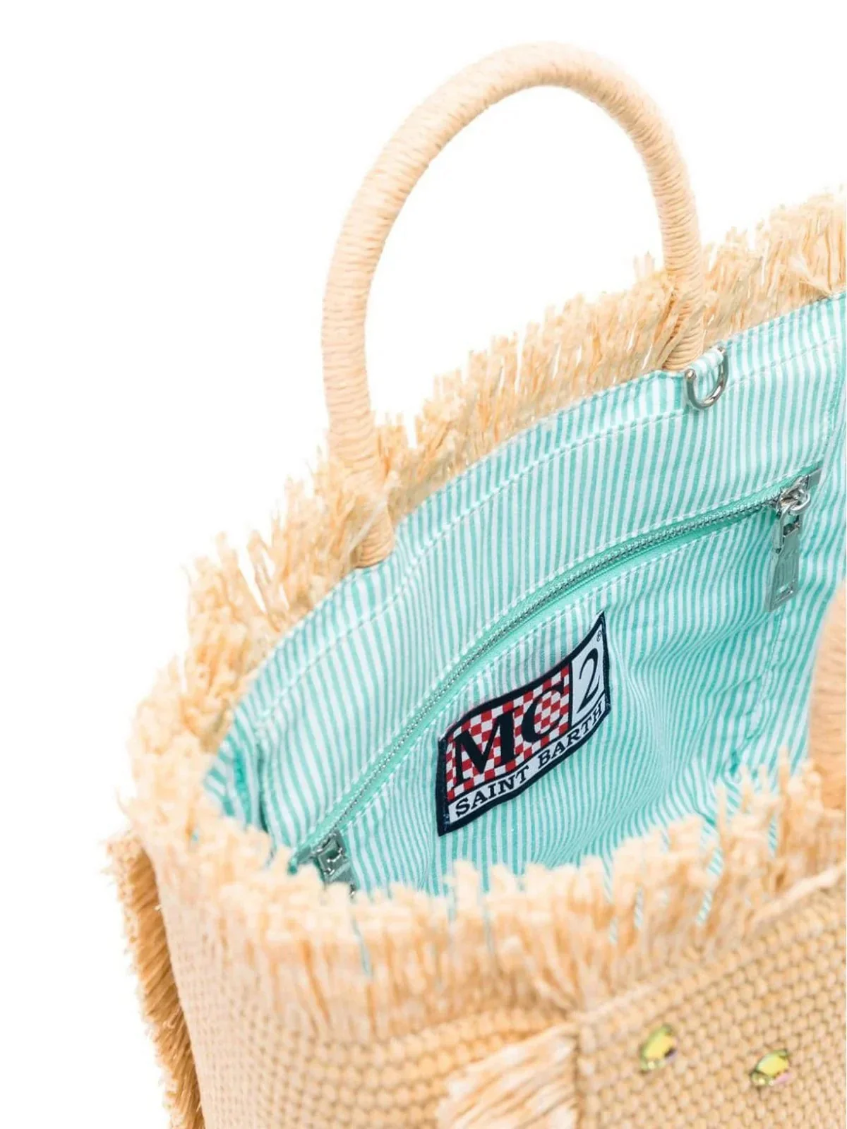 MC2 SAINT BARTH Borsa Donna  COLETTE STRAW N 02748L STRASS MULTI 10 EMB - Image 3