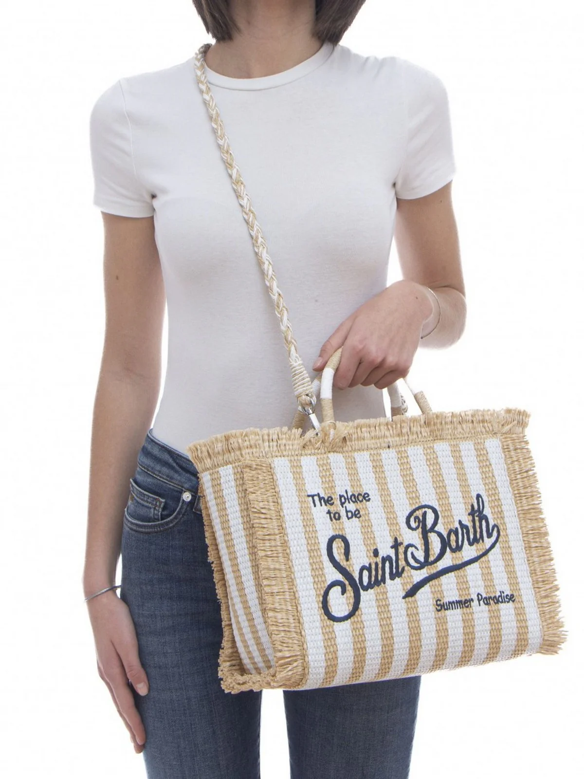 MC2 SAINT BARTH Borsa Donna  COLETTE STRAW N 04474H BEIGE - Image 5