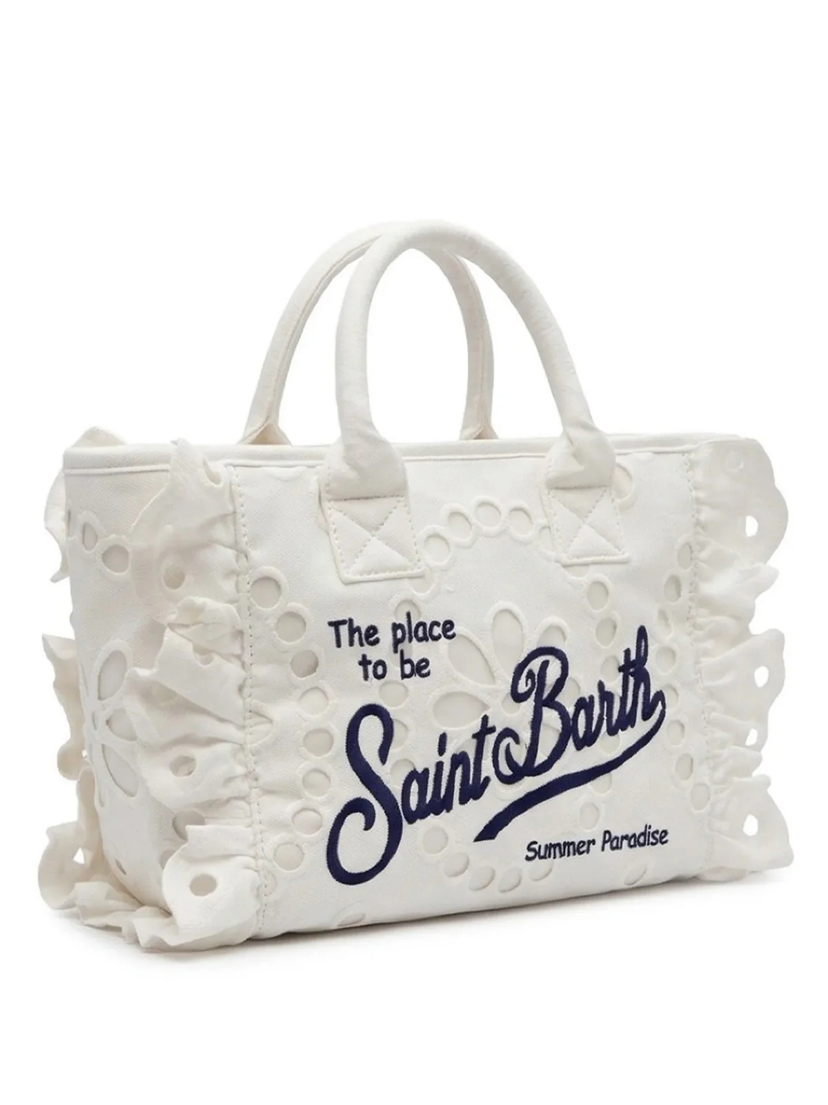 MC2 SAINT BARTH Borsa Donna  COLETTE VOLANT N 00389L Bianco - Image 2
