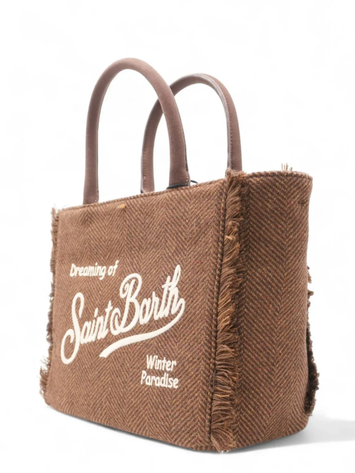 MC2 SAINT BARTH Borsa Donna  COLETTE WOOL 01352I HERRINGBONE 18 EMB - Image 2