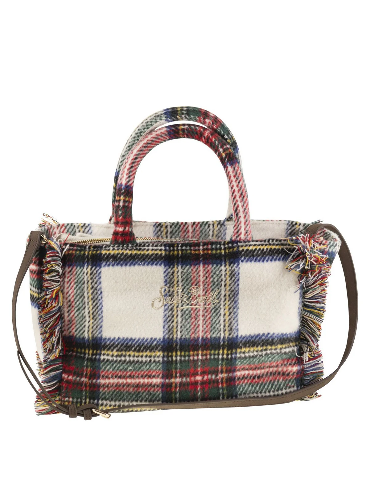 MC2 SAINT BARTH Borsa Donna  COLETTE WOOL 01361I TARTAN 10OR EMB - Image 2