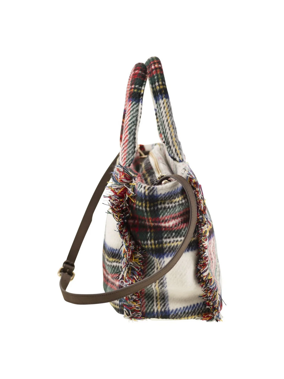 MC2 SAINT BARTH Borsa Donna  COLETTE WOOL 01361I TARTAN 10OR EMB - Image 3