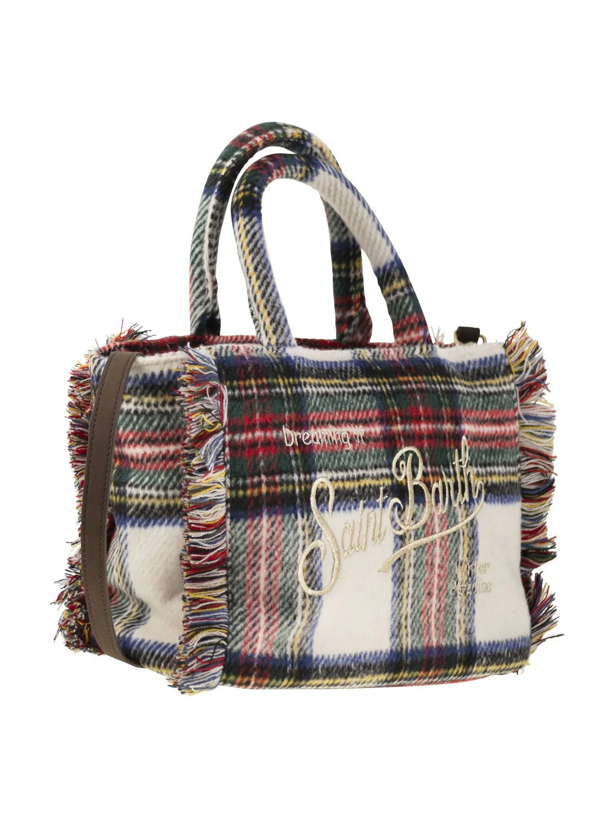 MC2 SAINT BARTH Borsa Donna  COLETTE WOOL 01361I TARTAN 10OR EMB - Image 4