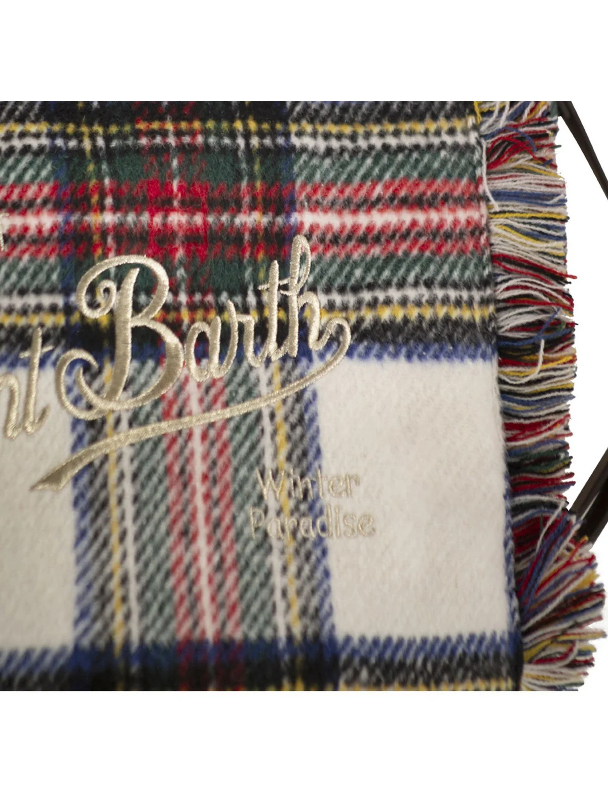 MC2 SAINT BARTH Borsa Donna  COLETTE WOOL 01361I TARTAN 10OR EMB - Image 5