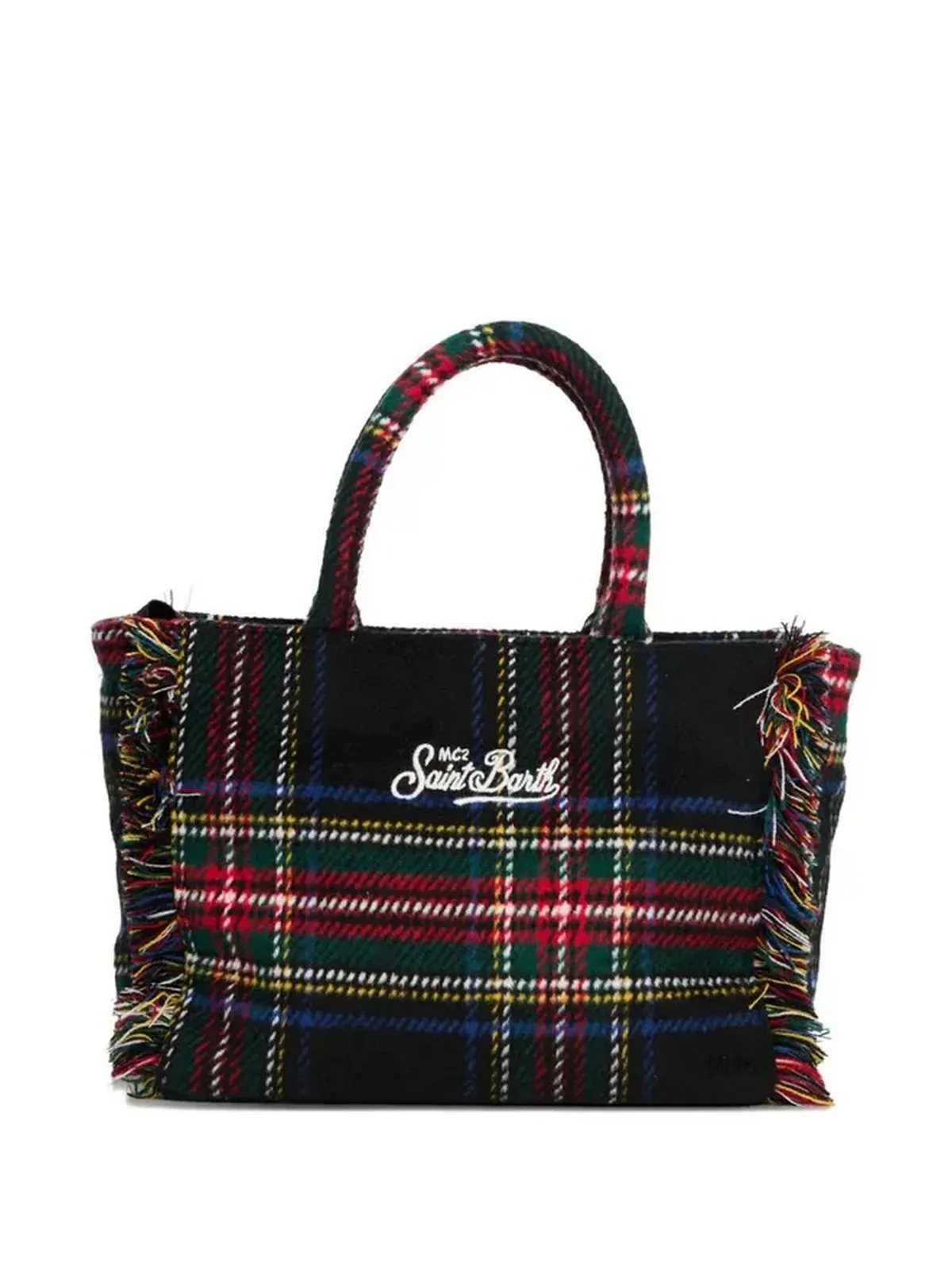 MC2 SAINT BARTH Borsa Donna COLETTE WOOL 01363I TARTAN 61 EMB - Image 3