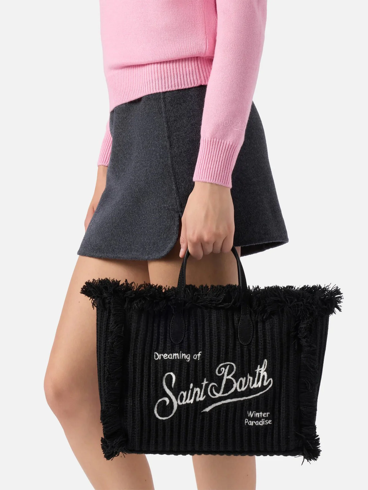 MC2 SAINT BARTH Borsa Donna  COLETTE WOOL RIB 00207I 00 EMB - Image 2