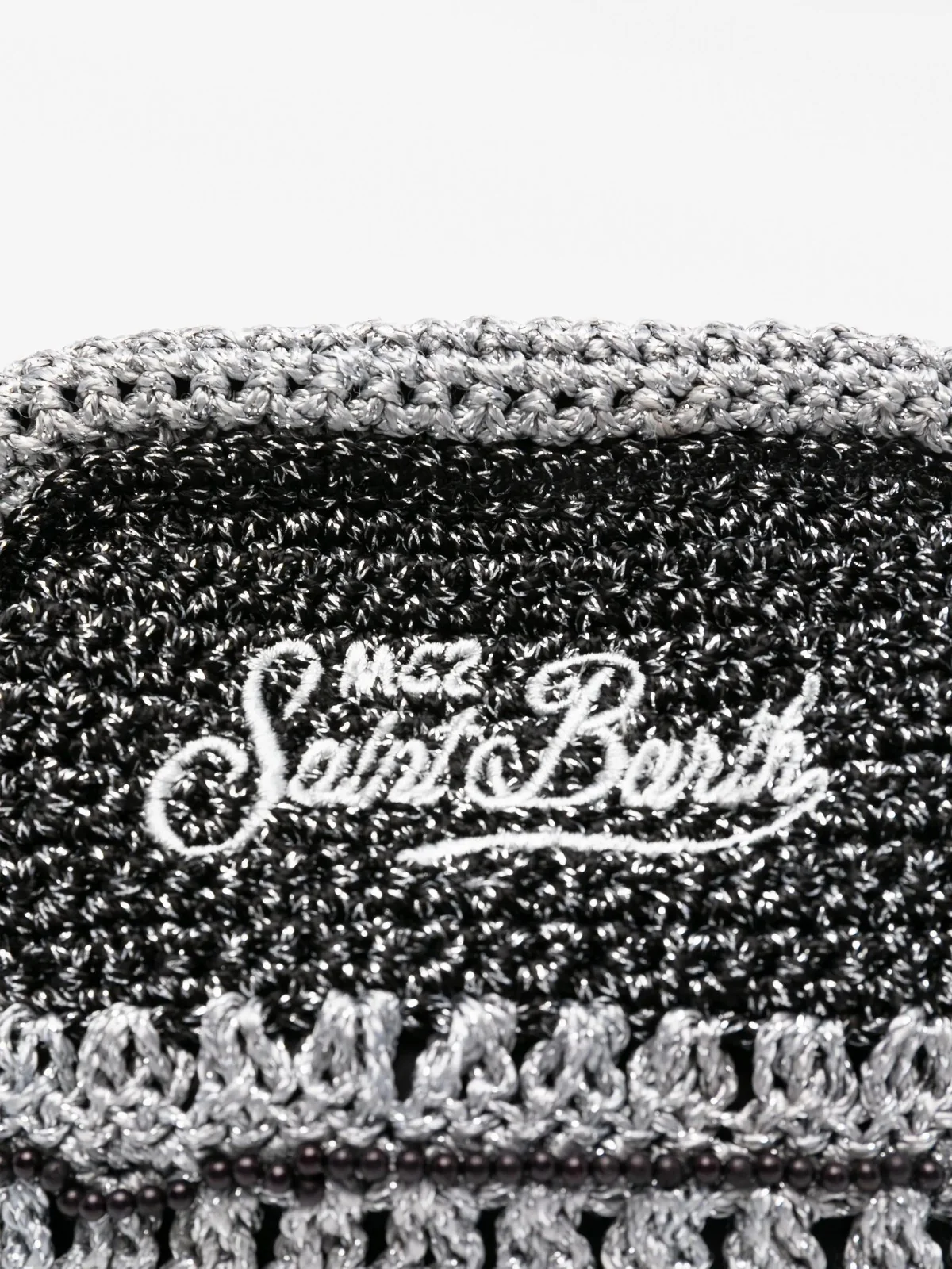 MC2 SAINT BARTH Borsa Donna  CROCHET POUCH N 00894L NERO - Image 3