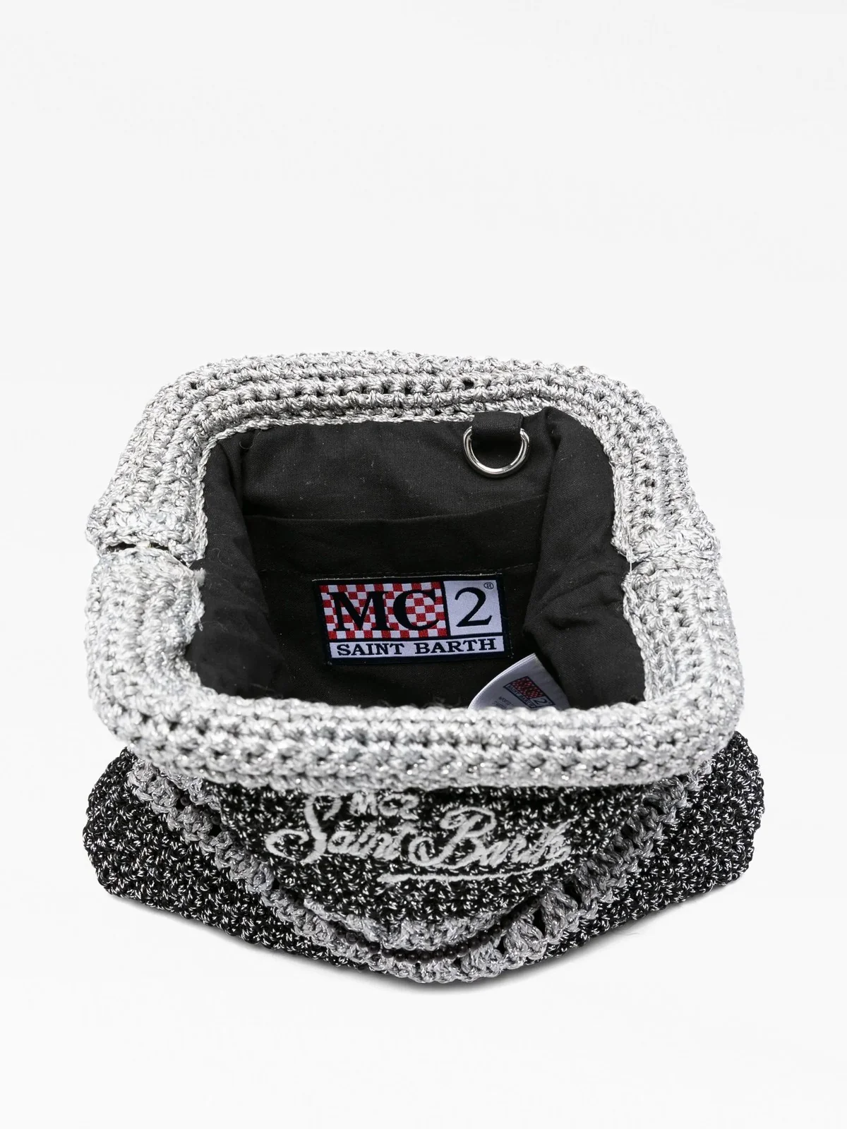 MC2 SAINT BARTH Borsa Donna  CROCHET POUCH N 00894L NERO - Image 4