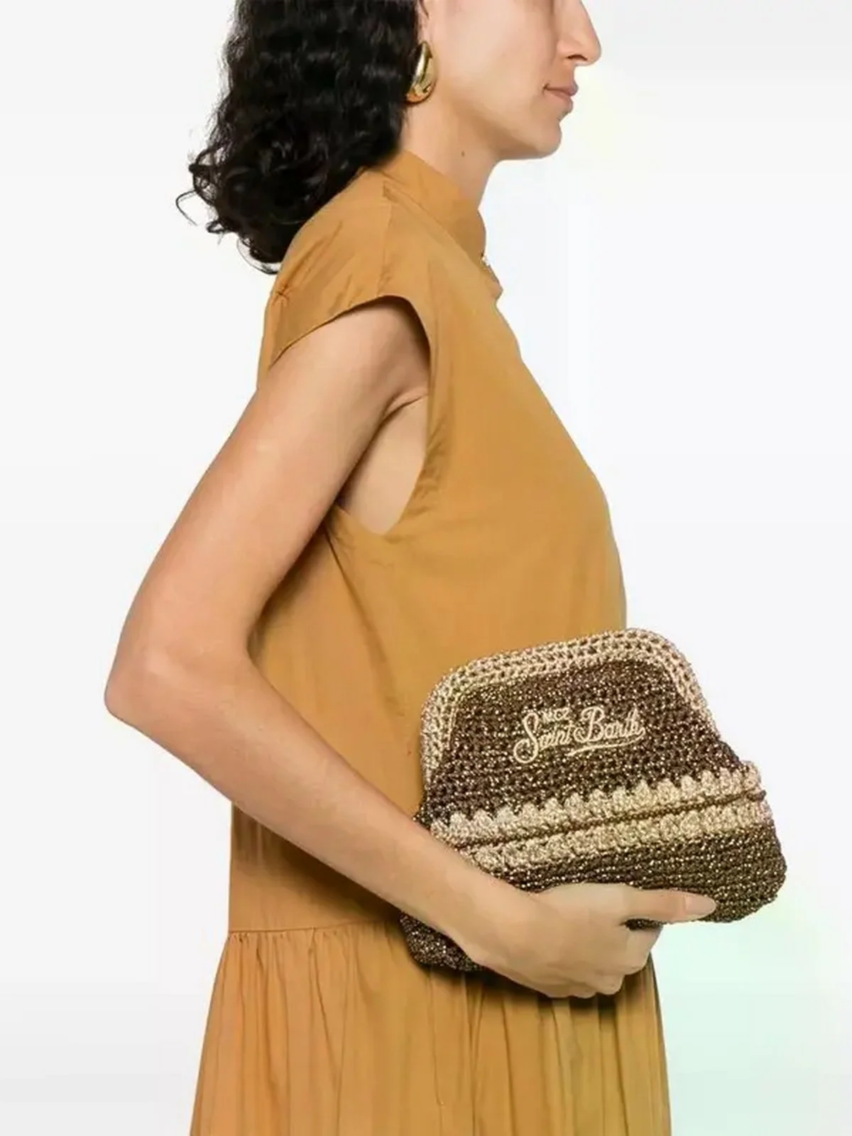 MC2 SAINT BARTH Borsa Donna  CROCHET POUCH N 09555L LUREX 1118 EMB - Image 2