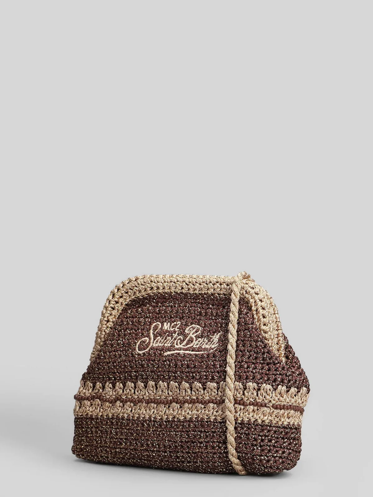 MC2 SAINT BARTH Borsa Donna  CROCHET POUCH N 09555L LUREX 1118 EMB - Image 3