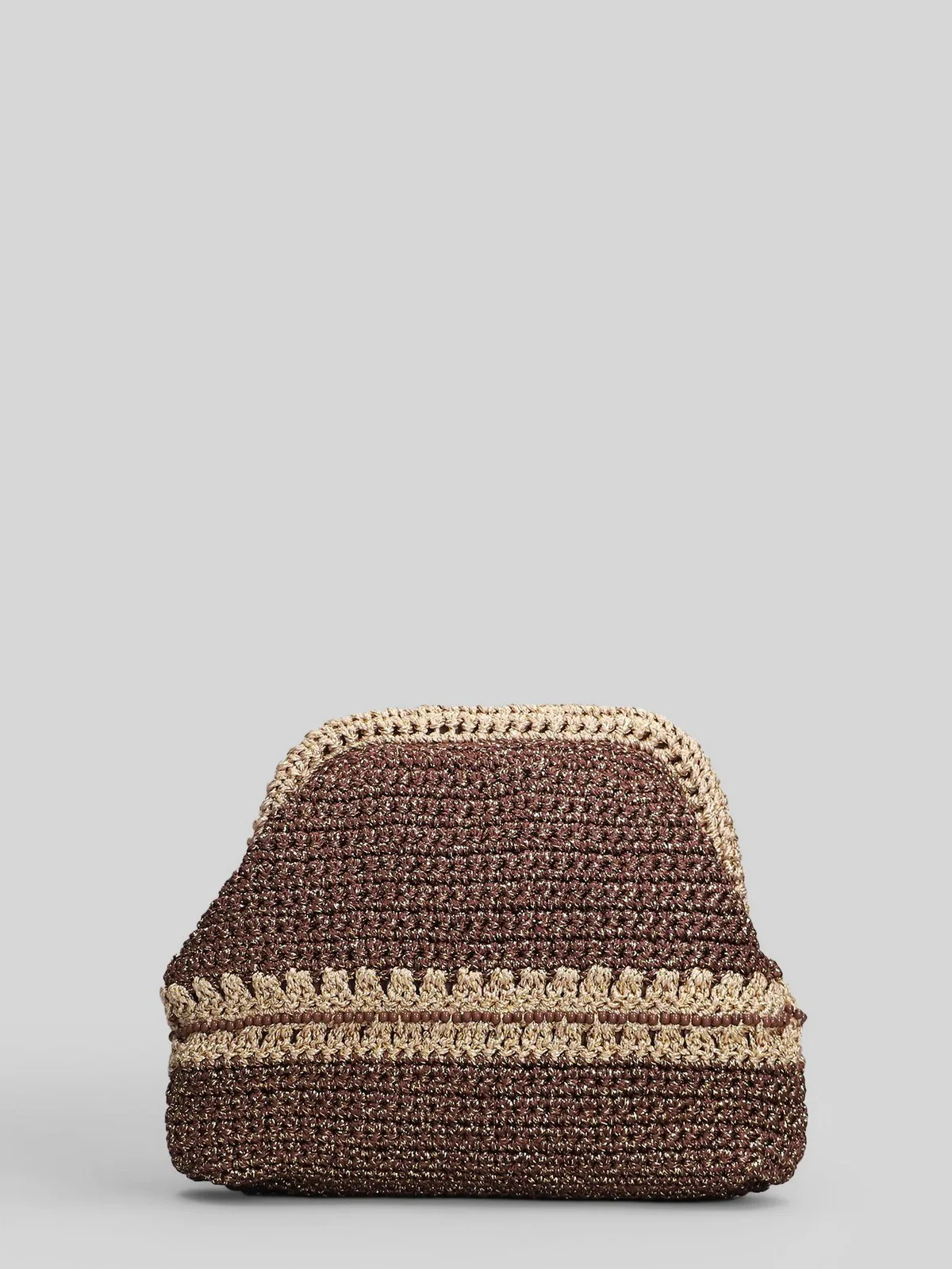 MC2 SAINT BARTH Borsa Donna  CROCHET POUCH N 09555L LUREX 1118 EMB - Image 4