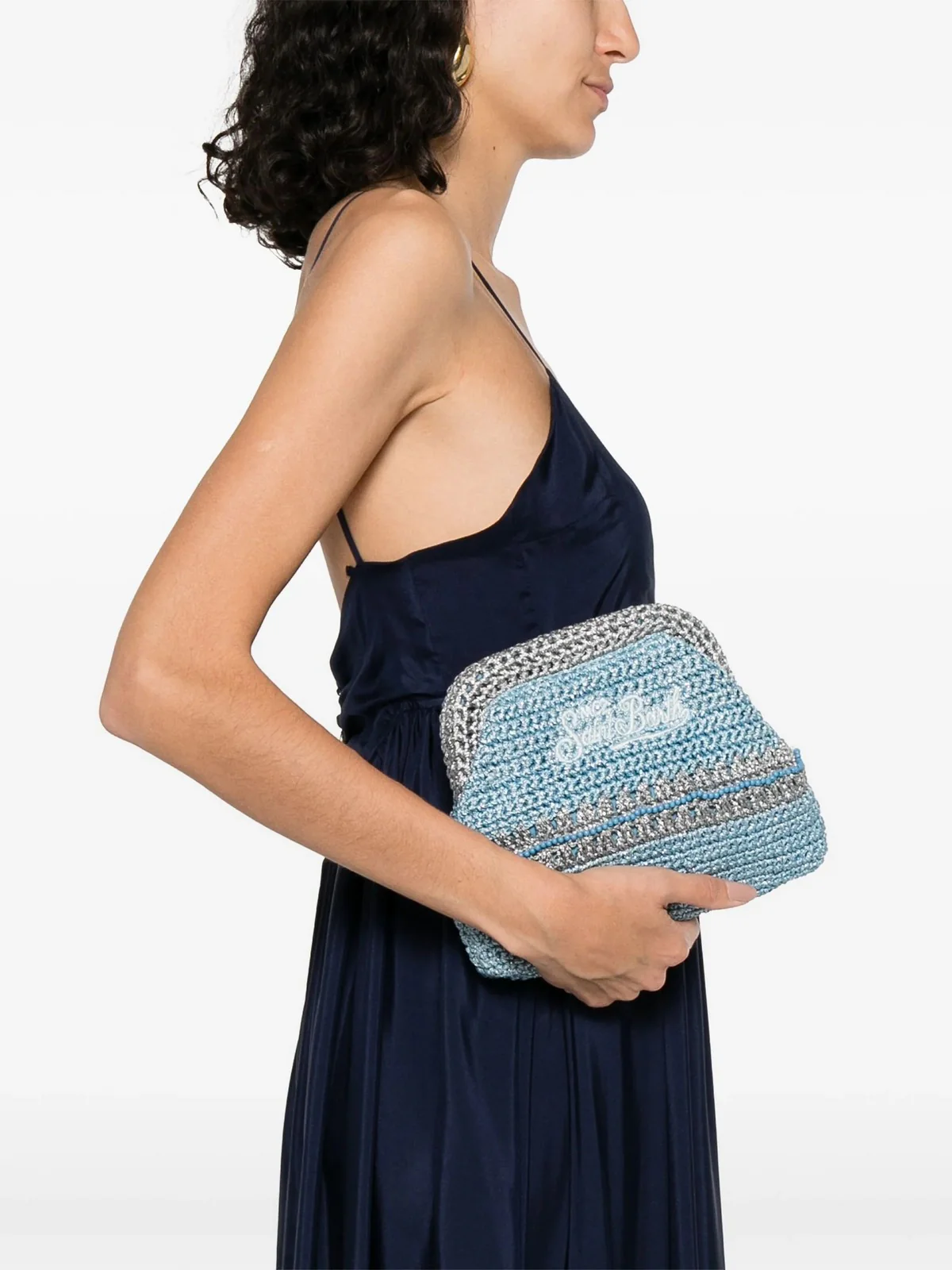 MC2 SAINT BARTH Borsa Donna  CROCHET POUCH N 09556L LUREX 3133 EMB - Image 2