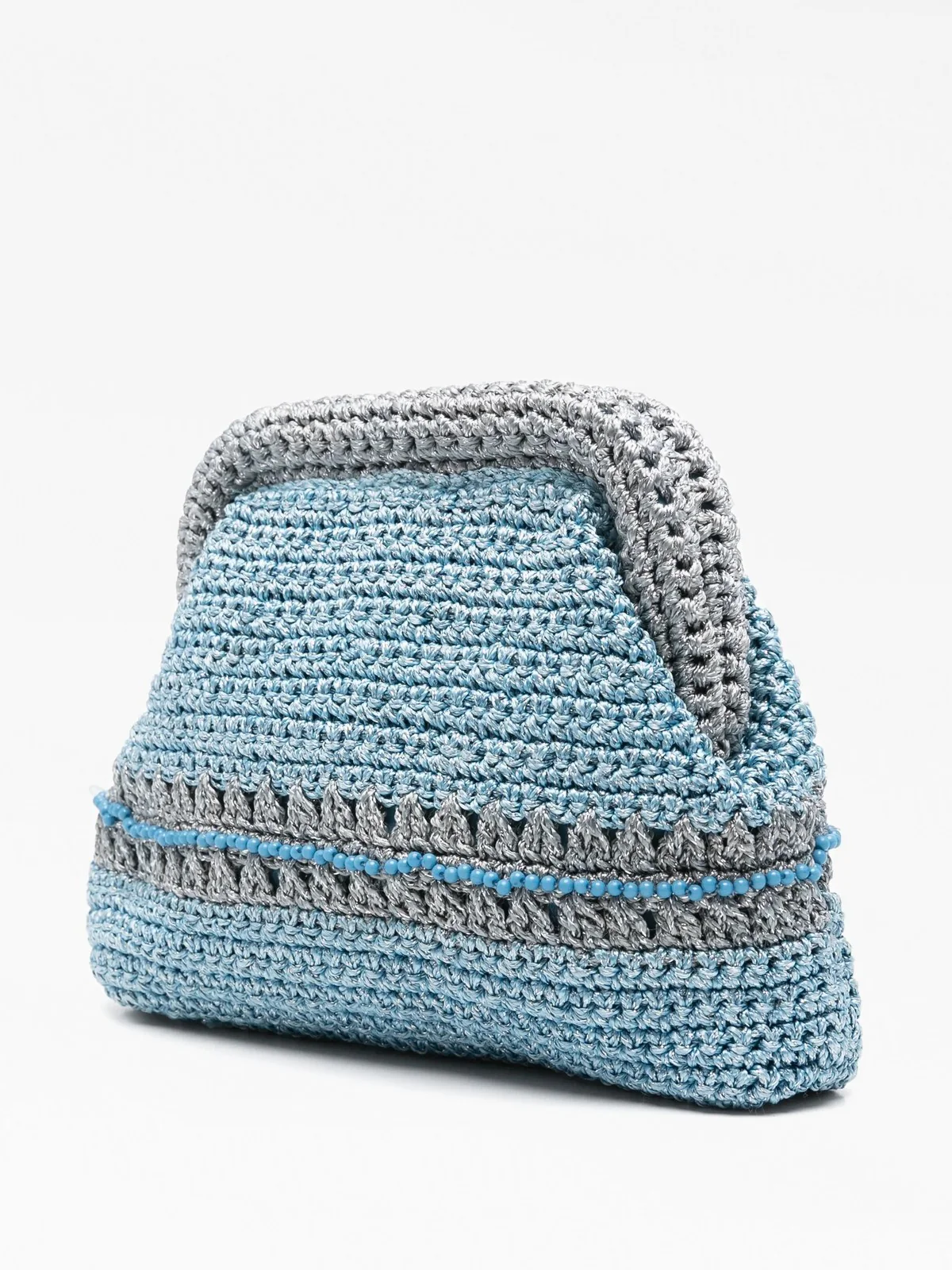 MC2 SAINT BARTH Borsa Donna  CROCHET POUCH N 09556L LUREX 3133 EMB - Image 3