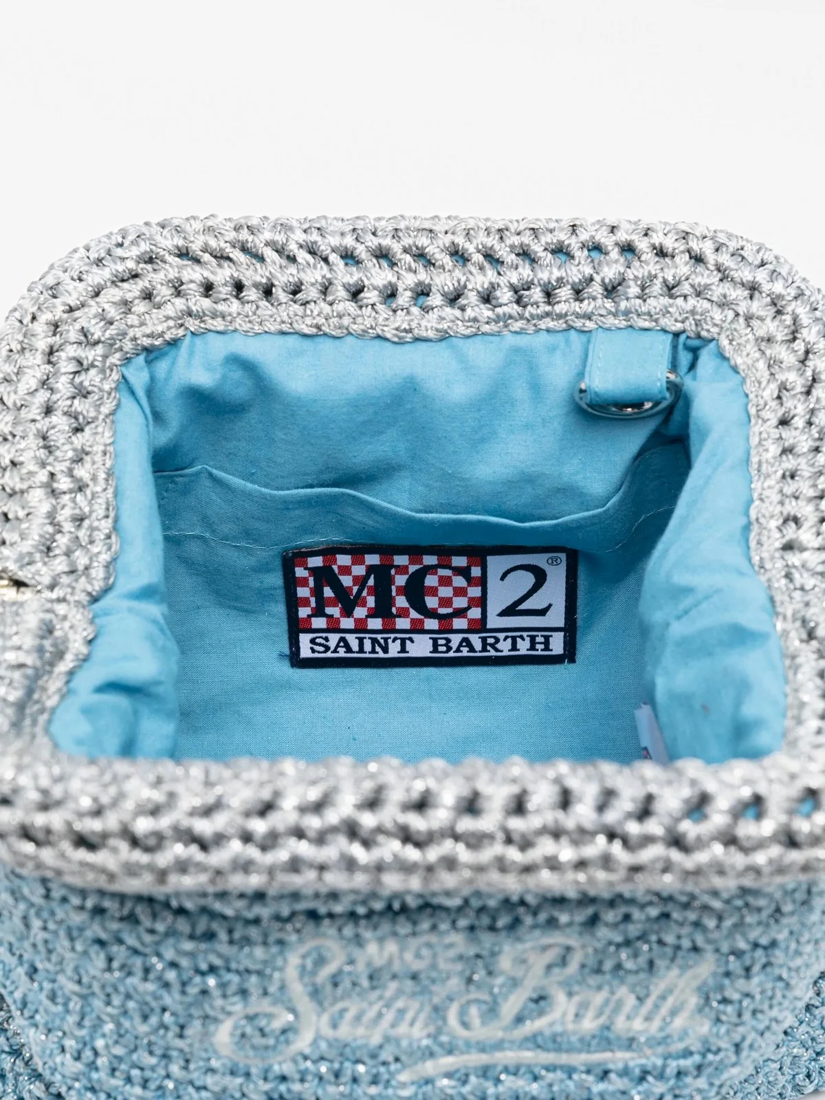 MC2 SAINT BARTH Borsa Donna  CROCHET POUCH N 09556L LUREX 3133 EMB - Image 5