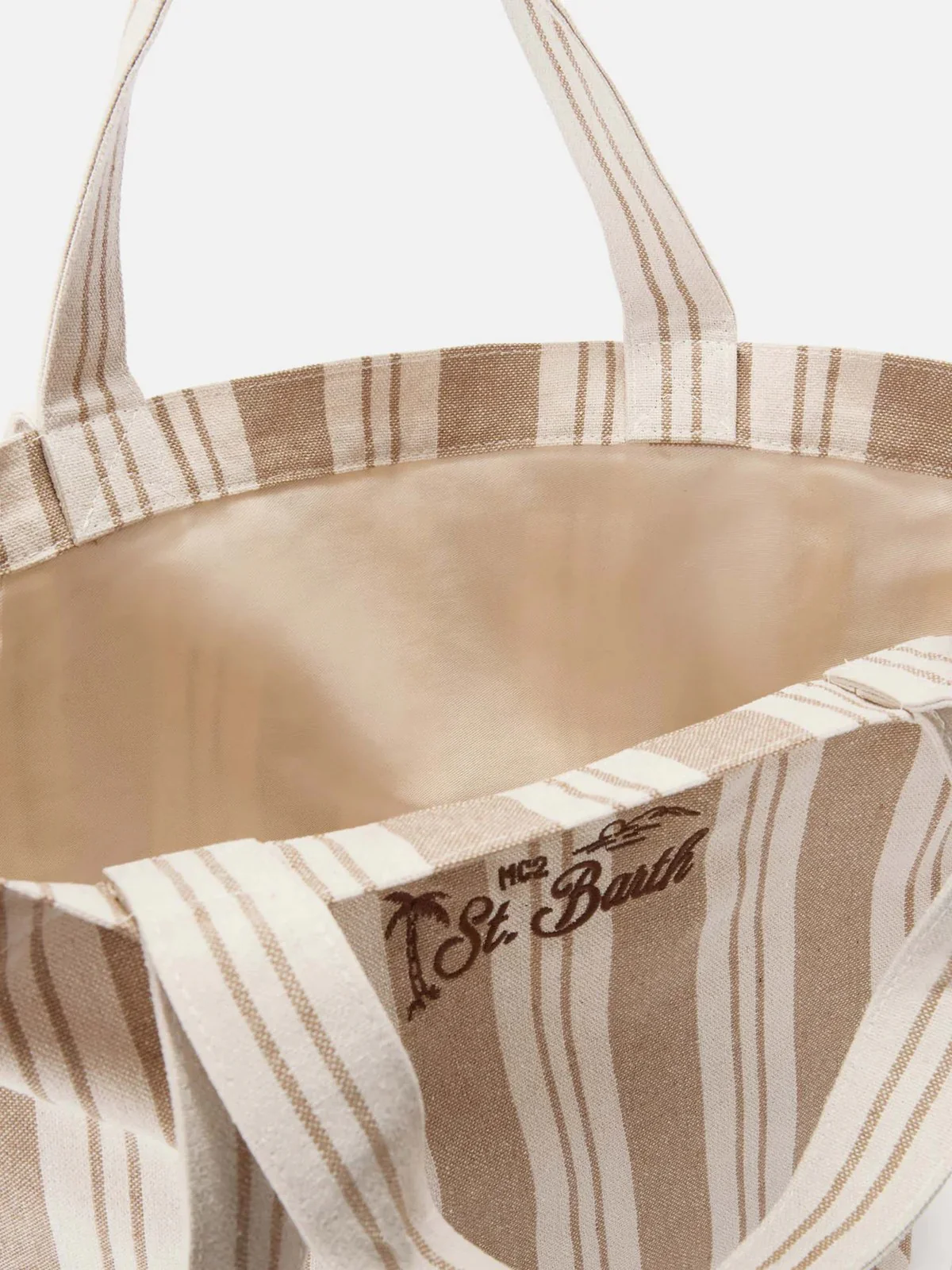 MC2 SAINT BARTH Borsa Donna  ESSENTIAL BEACH COTTON 01102L BIG STRIPES V 1118 EMB - Image 4