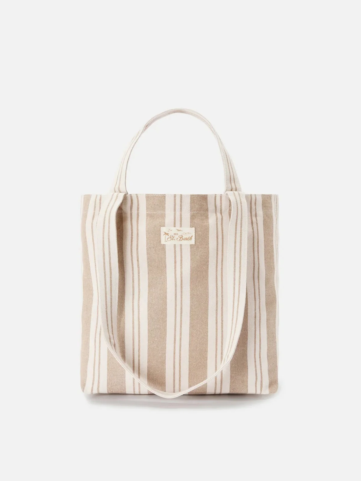 MC2 SAINT BARTH Borsa Donna  ESSENTIAL BEACH COTTON 01102L BIG STRIPES V 1118 EMB - Image 5