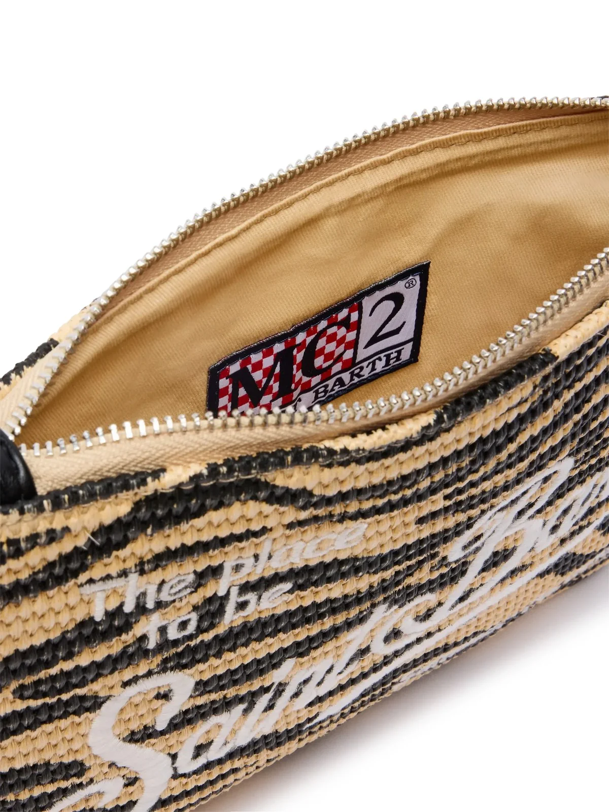 MC2 SAINT BARTH Borsa Donna  PARISIENNE STRAW 02765L ZEBRA 1100 EMB - Image 3
