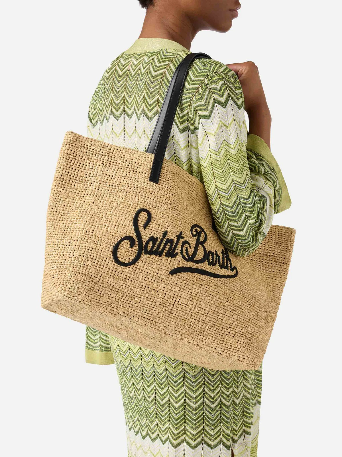 MC2 SAINT BARTH Borsa Donna RAFFIA CITY 00421L 1100 EMB - Image 2