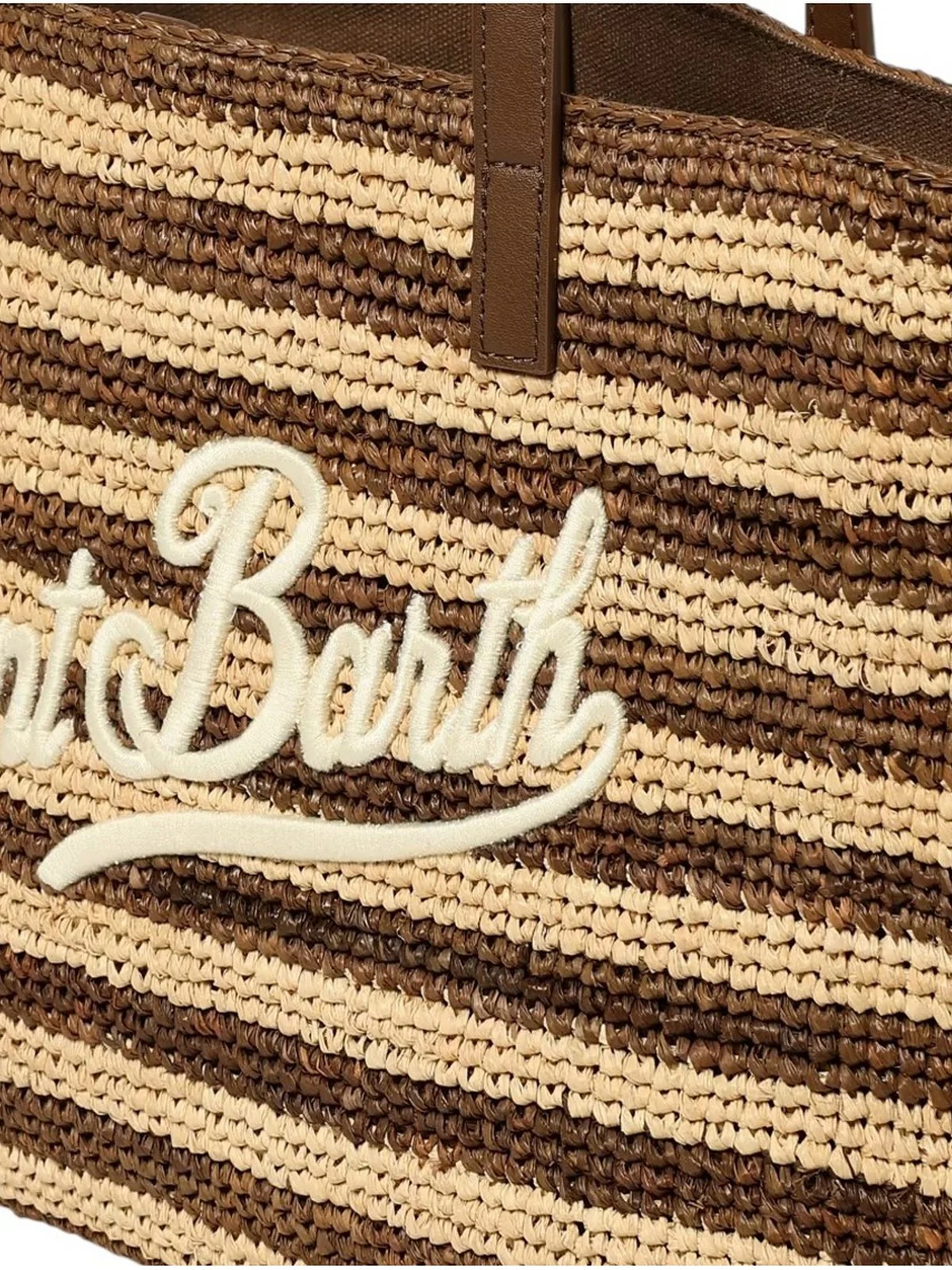 MC2 SAINT BARTH Borsa Donna  RAFFIA CITY 01322H STRIPES 18 EMB - Image 3