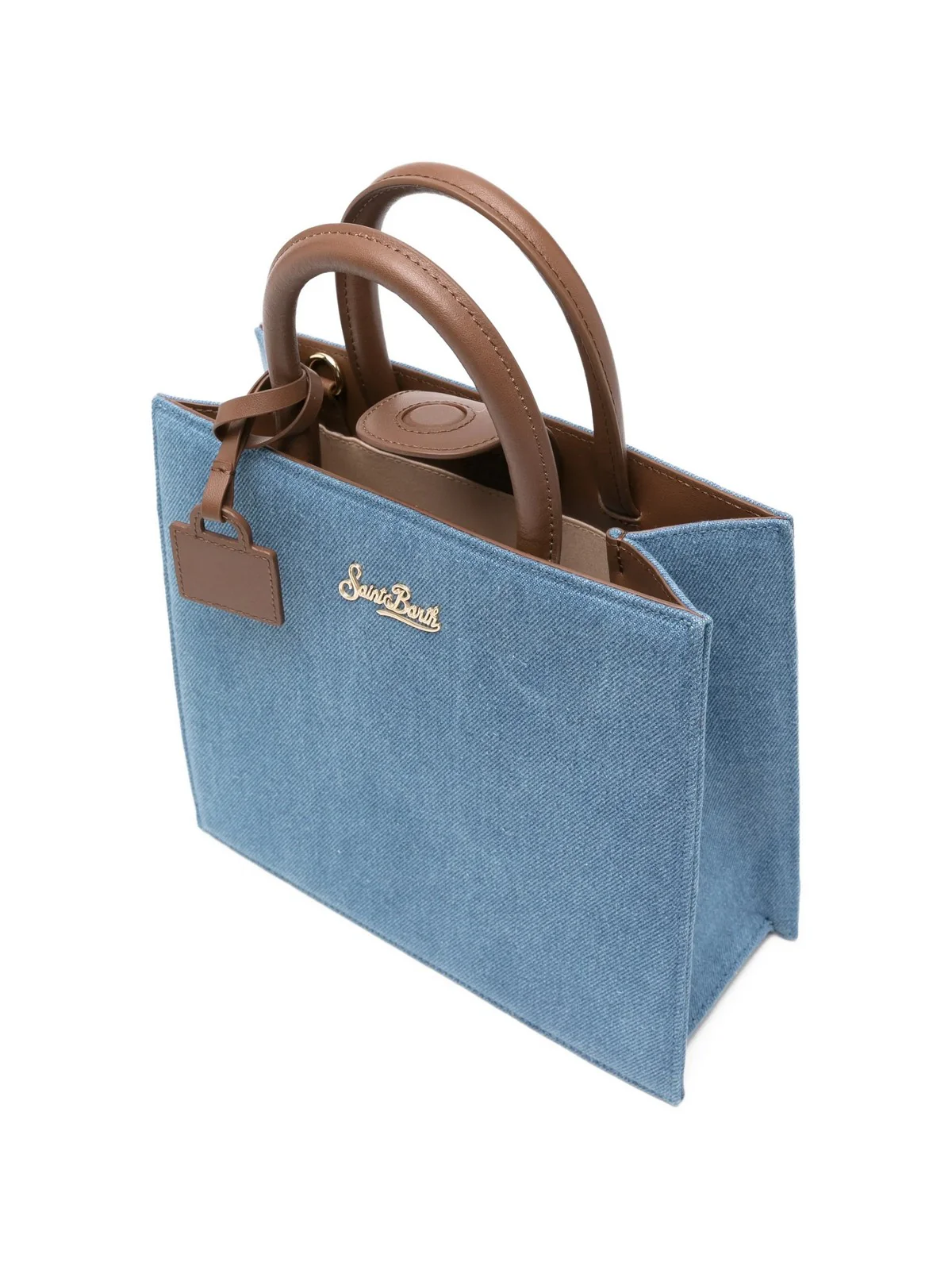MC2 SAINT BARTH Borsa Donna  SHOP BAG MIDI 00009L DENIM - Image 3