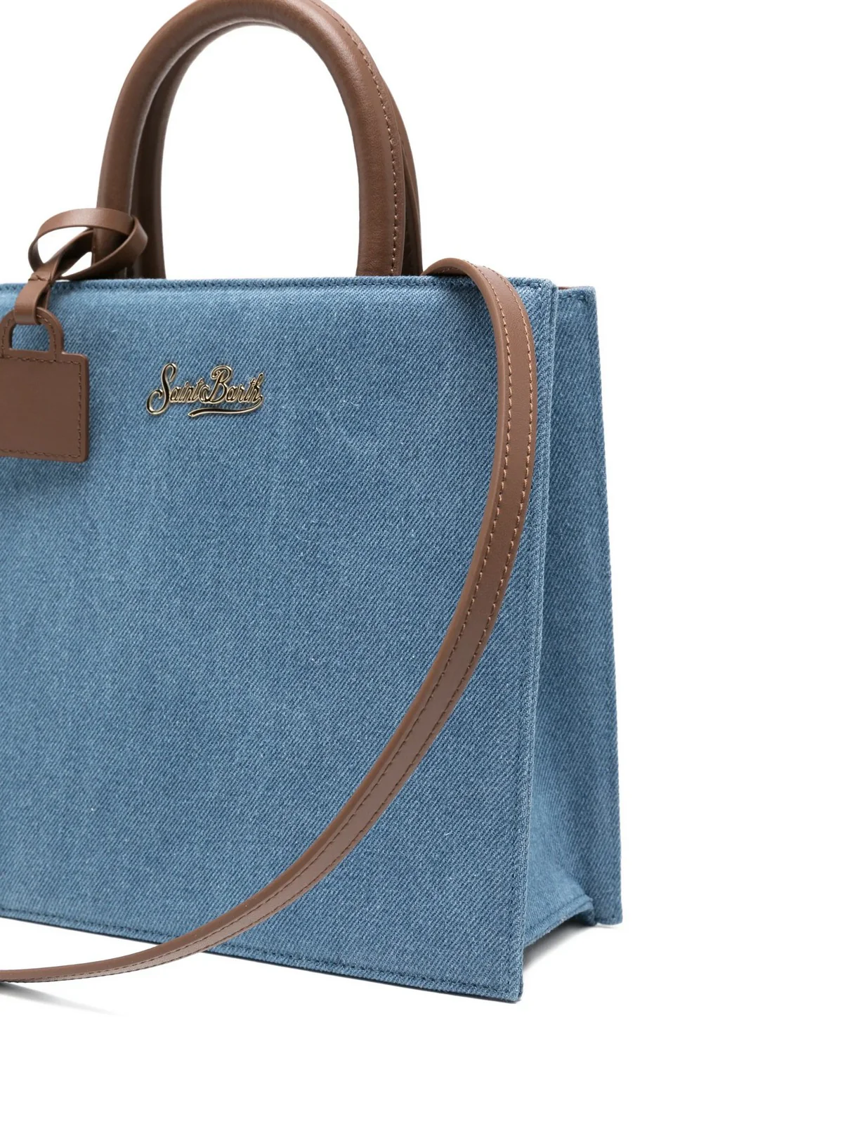 MC2 SAINT BARTH Borsa Donna  SHOP BAG MIDI 00009L DENIM - Image 4