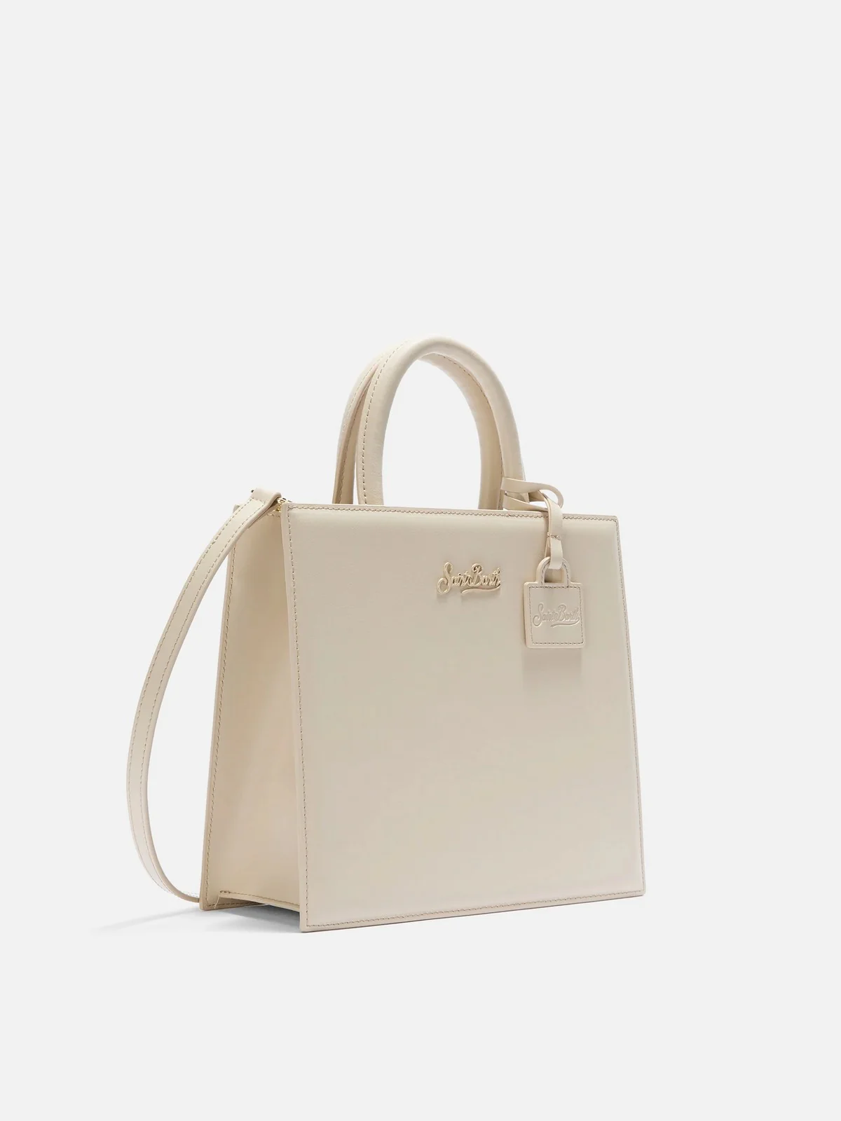 MC2 SAINT BARTH Borsa Donna SHOP BAG MIDI 01722L LEATHER 11 - Image 2