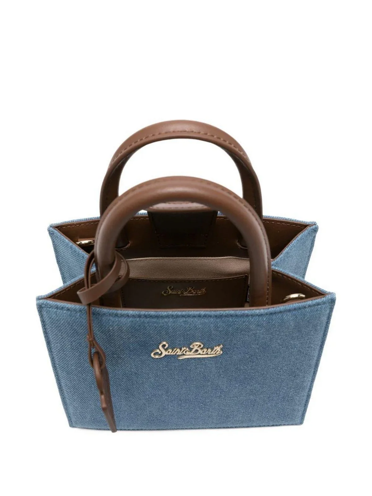 MC2 SAINT BARTH Borsa Donna  SHOP BAG MINI 00009L DENIM - Image 2